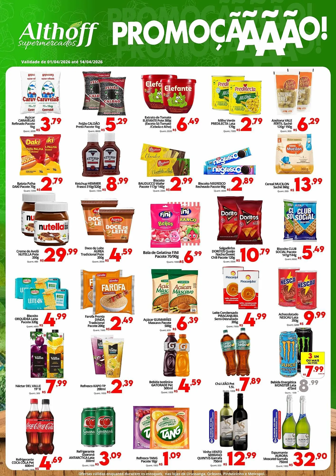 Encarte de Encarte Althoff Supermercados 1 de abril até 14 de abril 2026 - Pagina 2