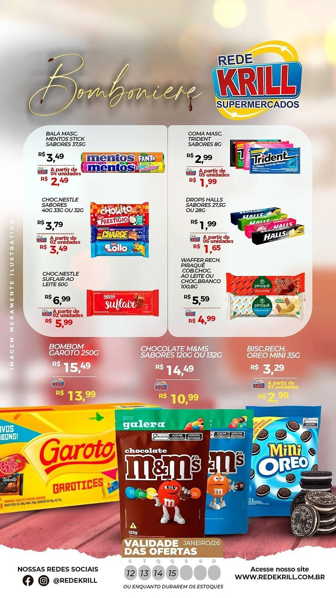 Encarte de Folheto Rede Krill 12 de janeiro até 15 de janeiro 2026 - Pagina 1