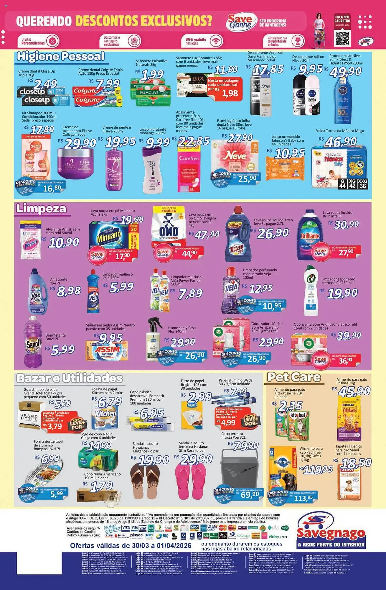Encarte de Catálogo Supermercados Savegnago 30 de março até 1 de abril 2026 - Pagina 4