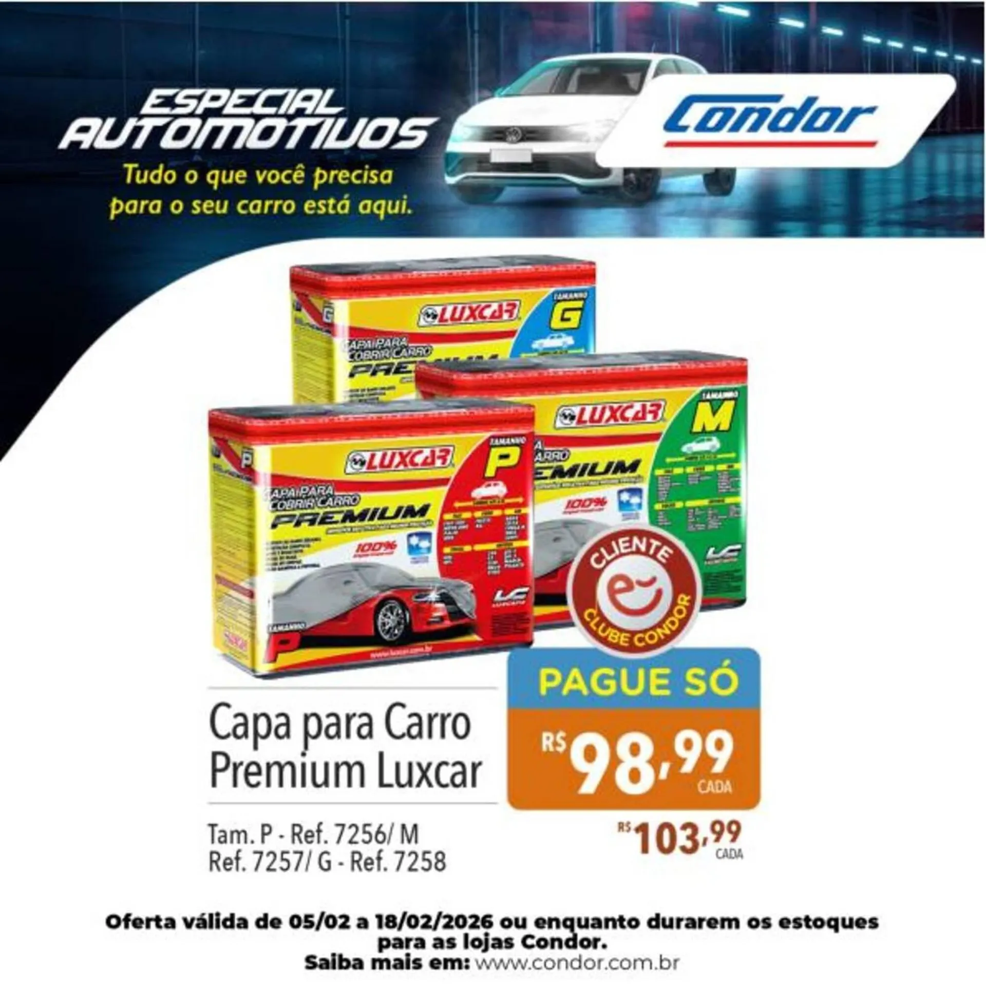 Encarte de Catálogo Supermercados Condor 11 de fevereiro até 22 de fevereiro 2026 - Pagina 39