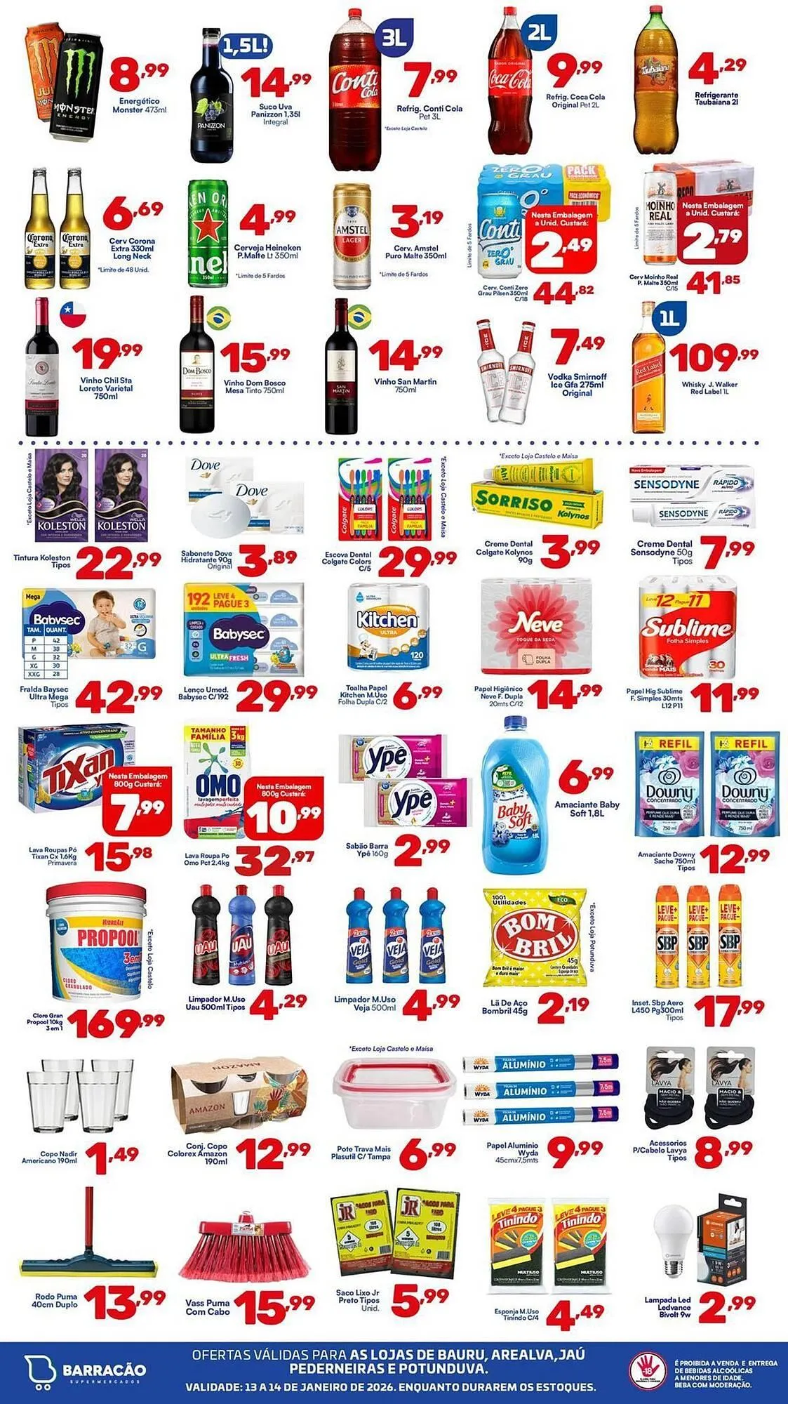 Encarte de Catálogo Barracão Supermercado 13 de janeiro até 14 de janeiro 2026 - Pagina 7