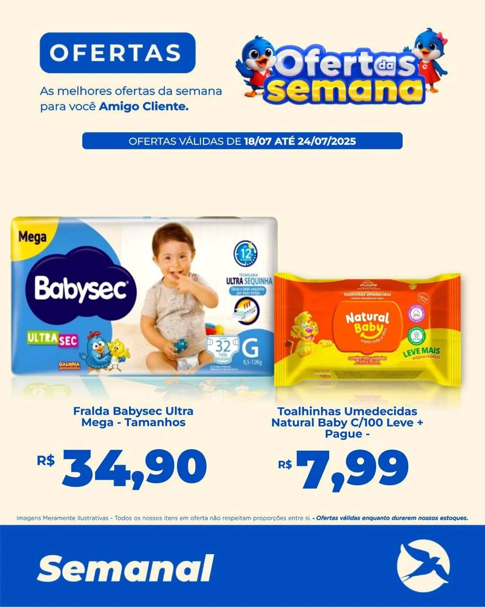Encarte de Catálogo Andorinha Hipermercado 18 de julho até 24 de julho 2025 - Pagina 1