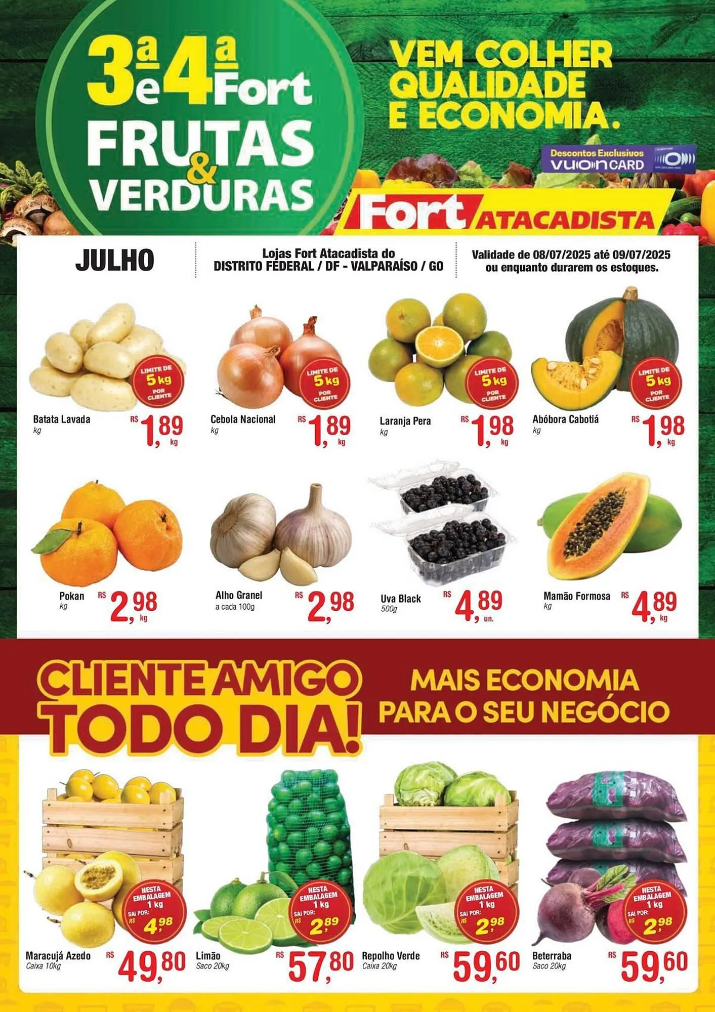 Encarte de Catálogo Fort Atacadista 8 de julho até 9 de julho 2025 - Pagina 1