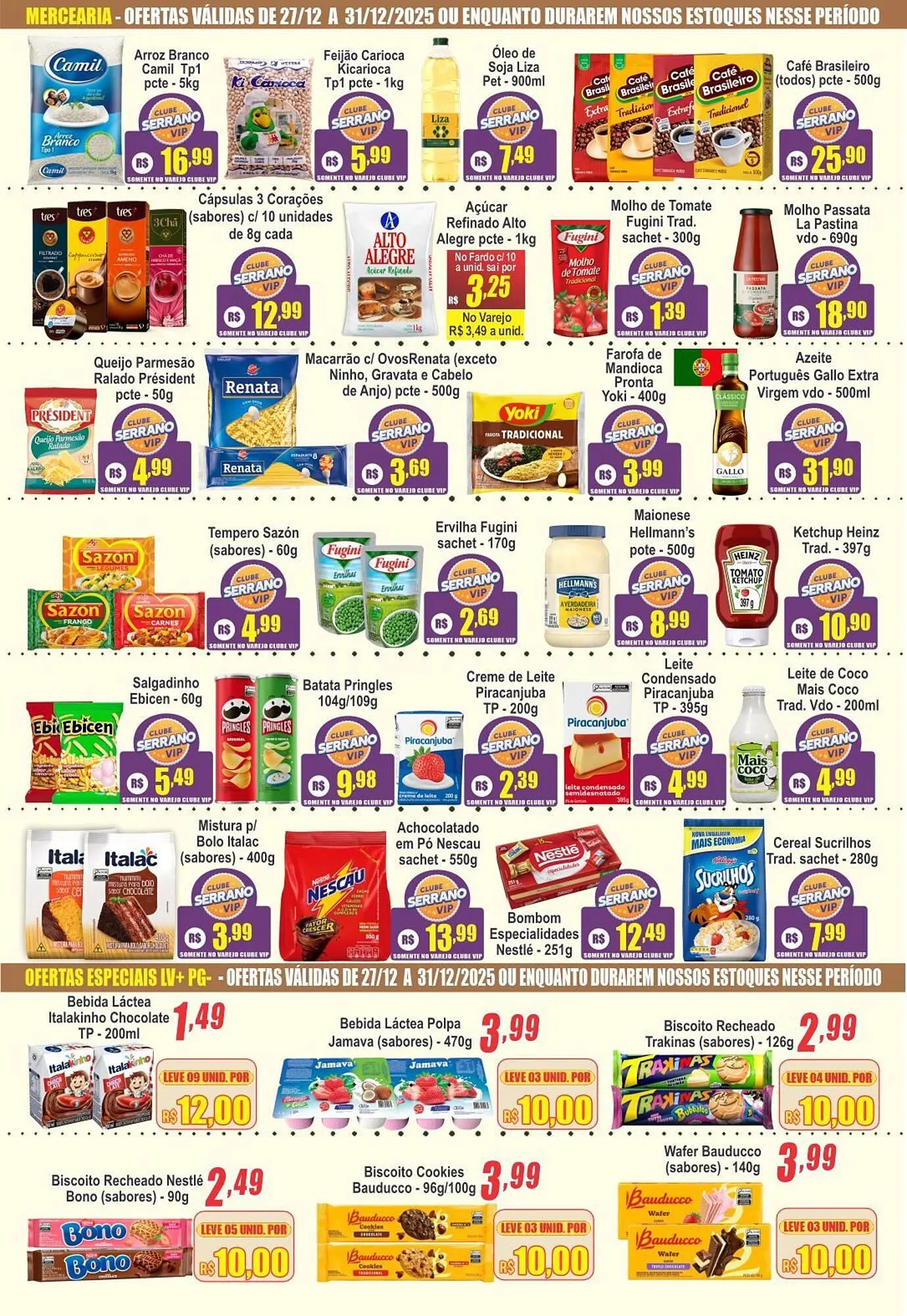 Encarte de Catálogo Serrano Supermercado 27 de dezembro até 31 de dezembro 2025 - Pagina 2