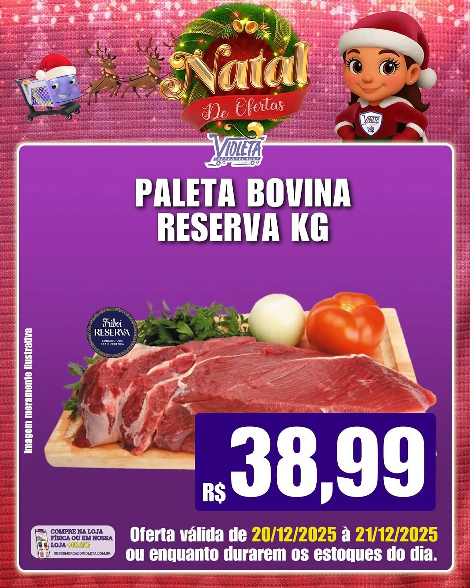 Encarte de Catálogo Violeta Supermercados 20 de dezembro até 21 de dezembro 2025 - Pagina 2