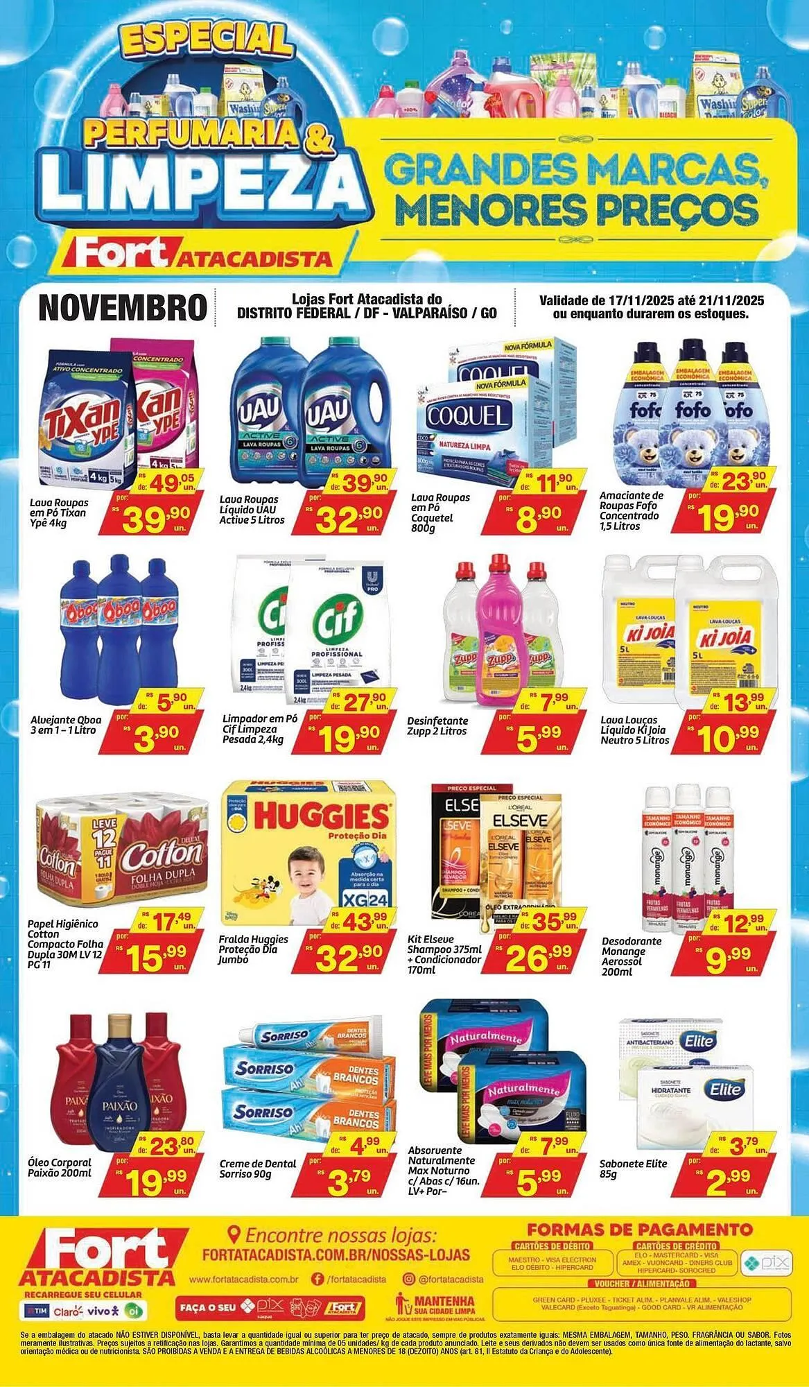 Encarte de Tabloide Fort Atacadista 17 de novembro até 21 de novembro 2025 - Pagina 1