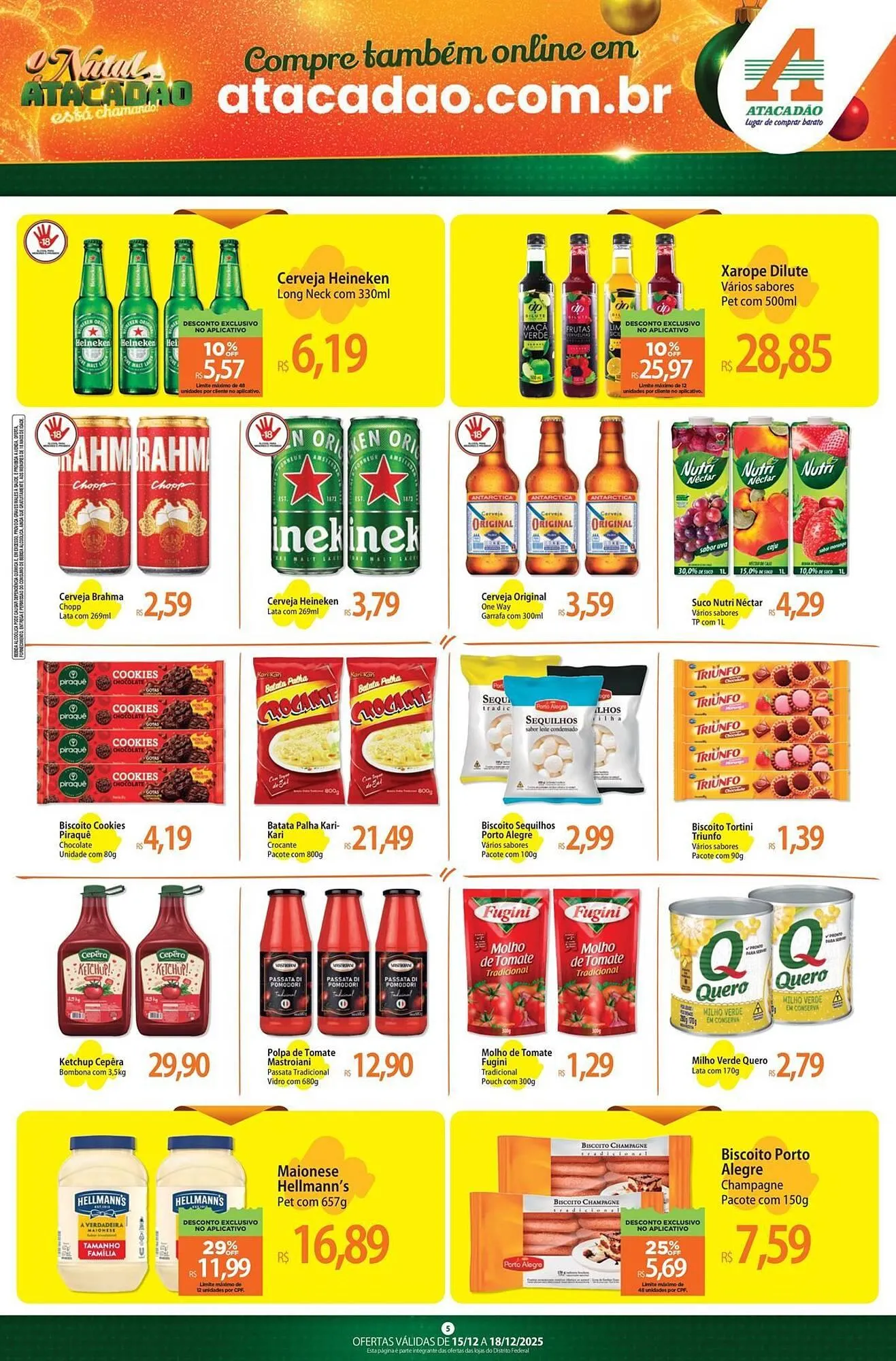 Encarte de Folheto Atacadão 16 de dezembro até 18 de dezembro 2025 - Pagina 5