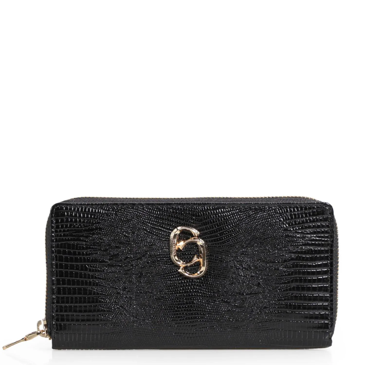 Carteira Couro Lezard Preto