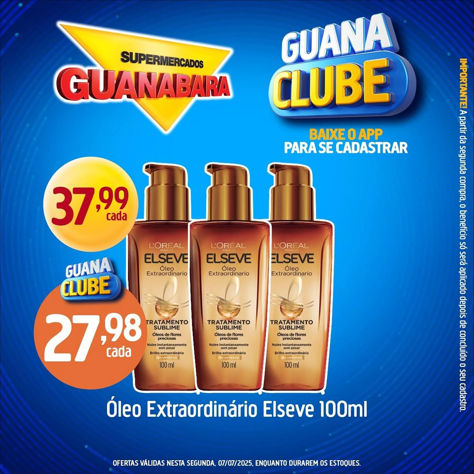 Encarte de Catálogo Supermercados Guanabara 7 de julho até 7 de julho 2025 - Pagina 1