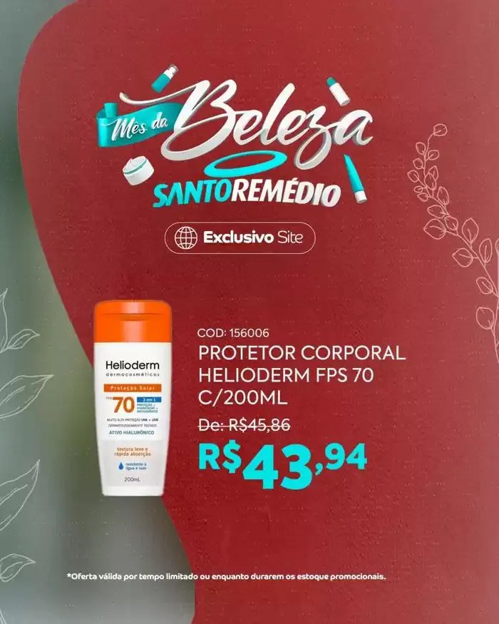 Encarte de Encarte Drogarias Santo Remedio 8 de abril até 16 de abril 2025 - Pagina 4