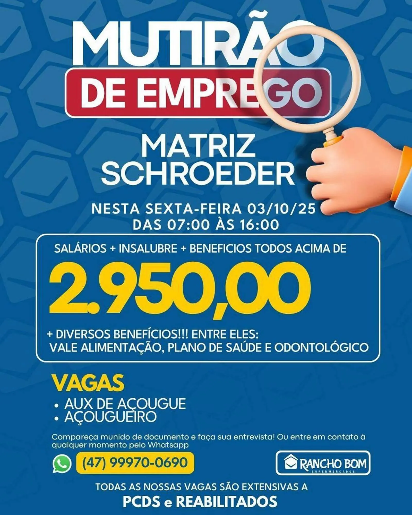 Encarte de Catálogo Rancho Bom Supermercados 3 de outubro até 5 de outubro 2025 - Pagina 1
