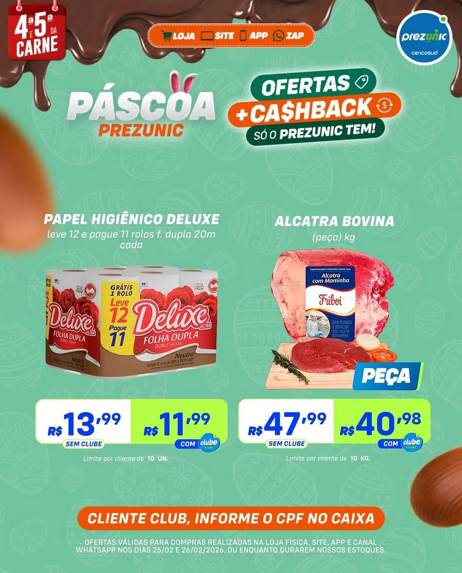 Encarte de Encarte Prezunic 25 de fevereiro até 26 de fevereiro 2026 - Pagina 6