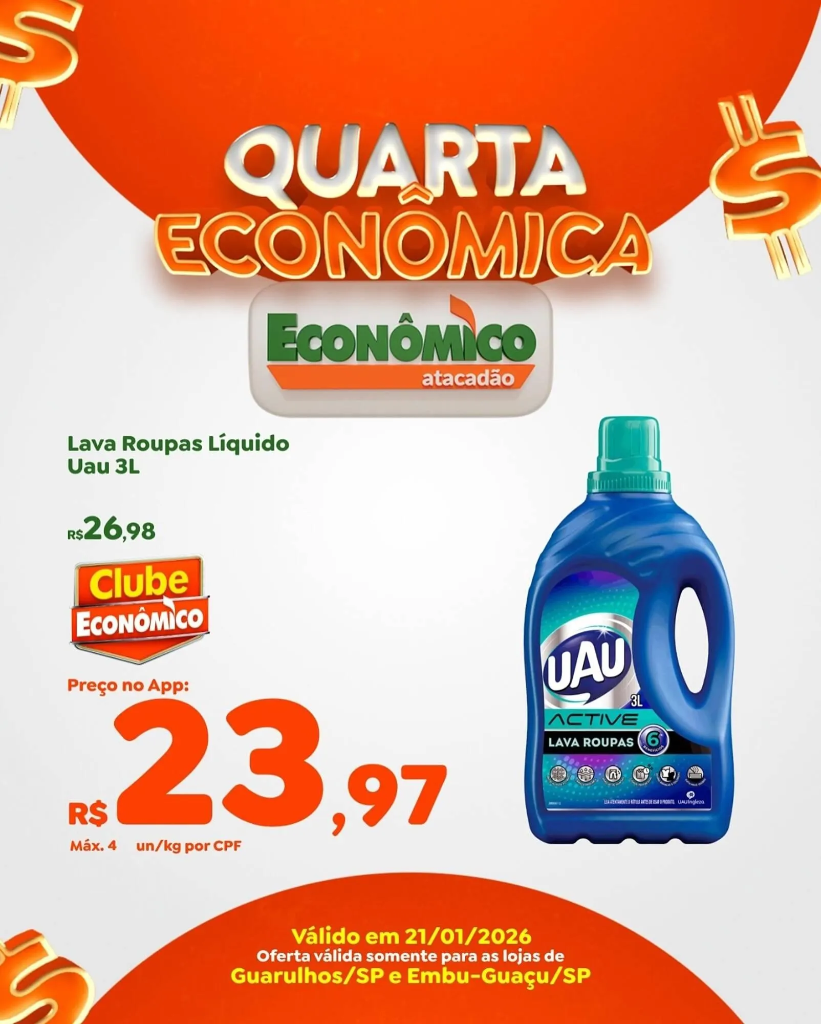 Encarte de Catálogo Econômico Atacadão 21 de janeiro até 21 de janeiro 2026 - Pagina 2