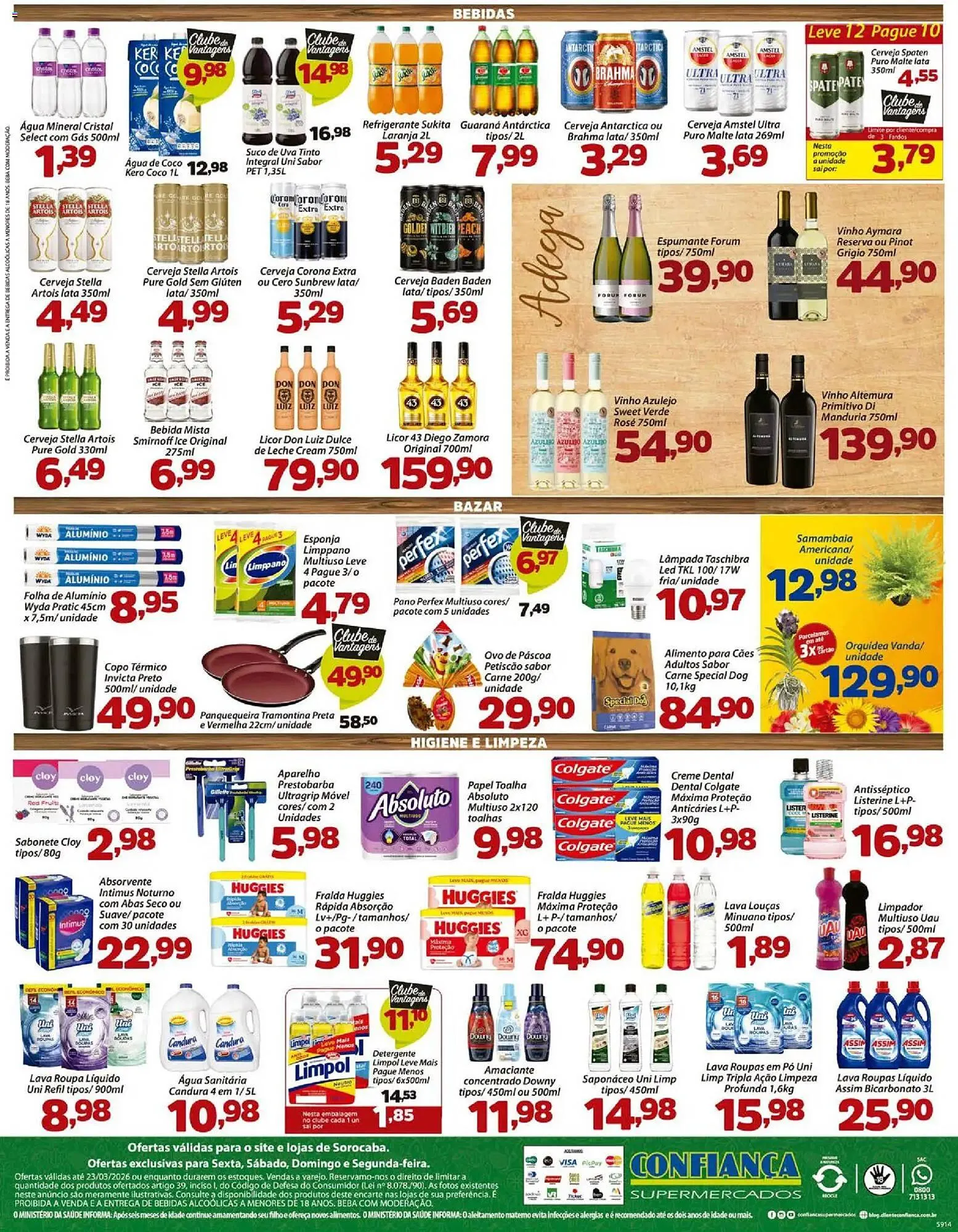 Encarte de Catálogo Confiança Supermercados 20 de março até 23 de março 2026 - Pagina 4