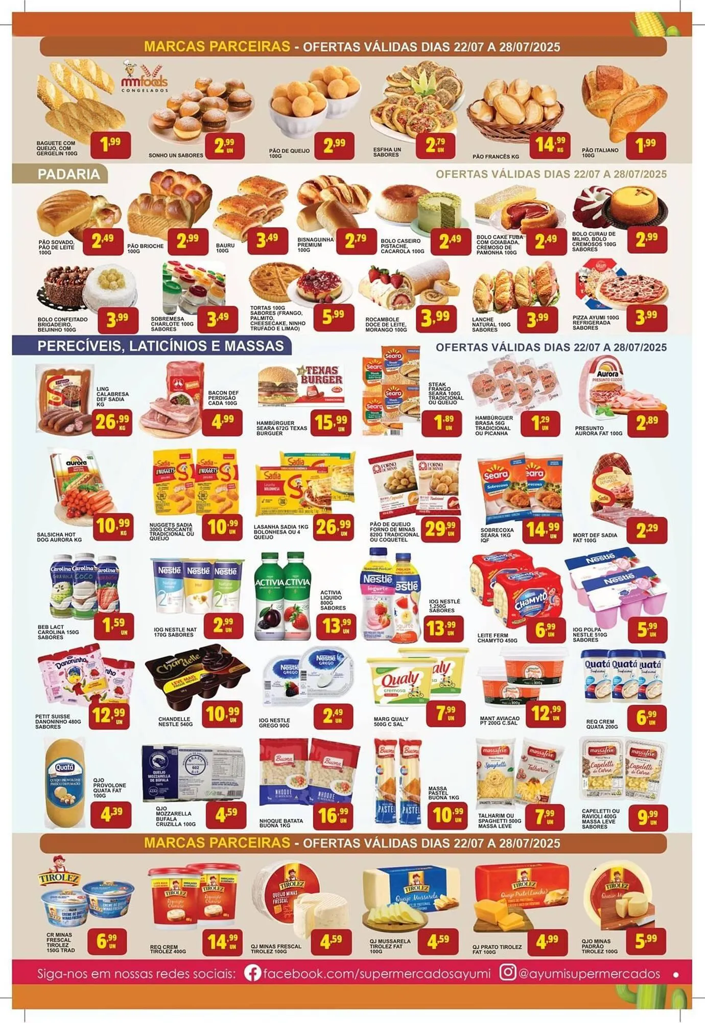 Encarte de Catálogo Ayumi Supermercados 22 de julho até 27 de julho 2025 - Pagina 2