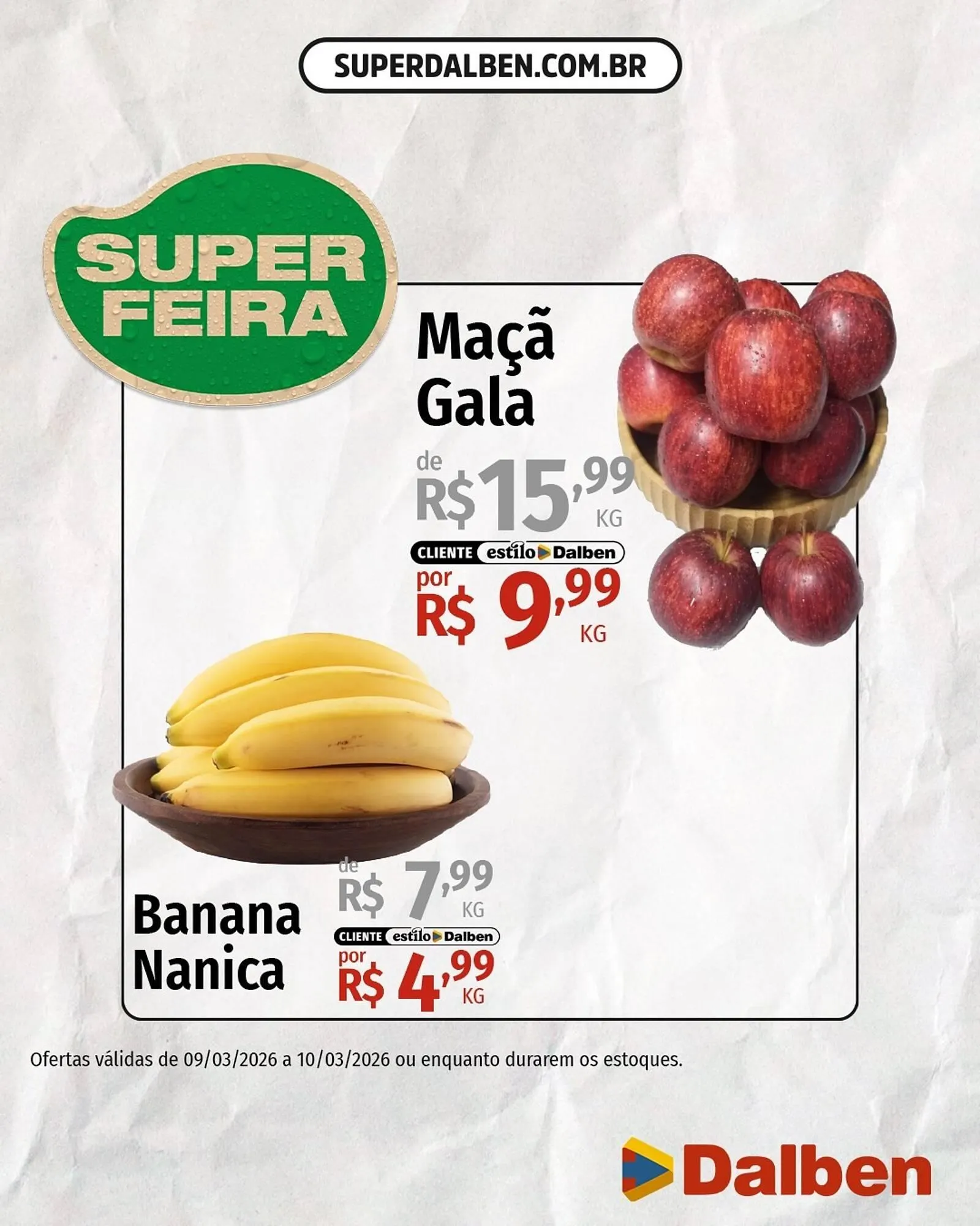 Encarte de Catálogo Supermercado Dalben 9 de março até 10 de março 2026 - Pagina 3