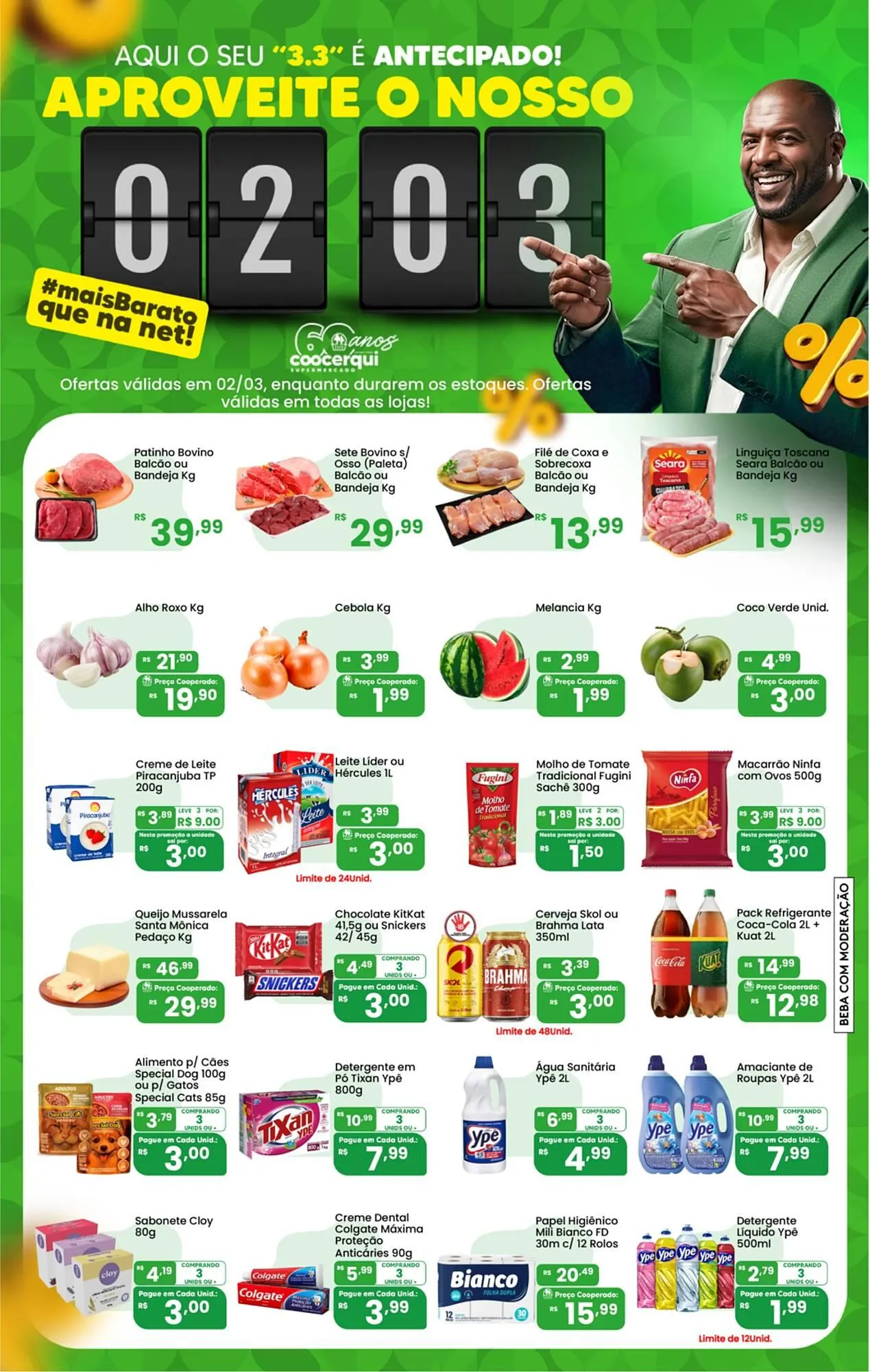 Encarte de Tabloide Coocerqui 2 de março até 3 de março 2026 - Pagina 1