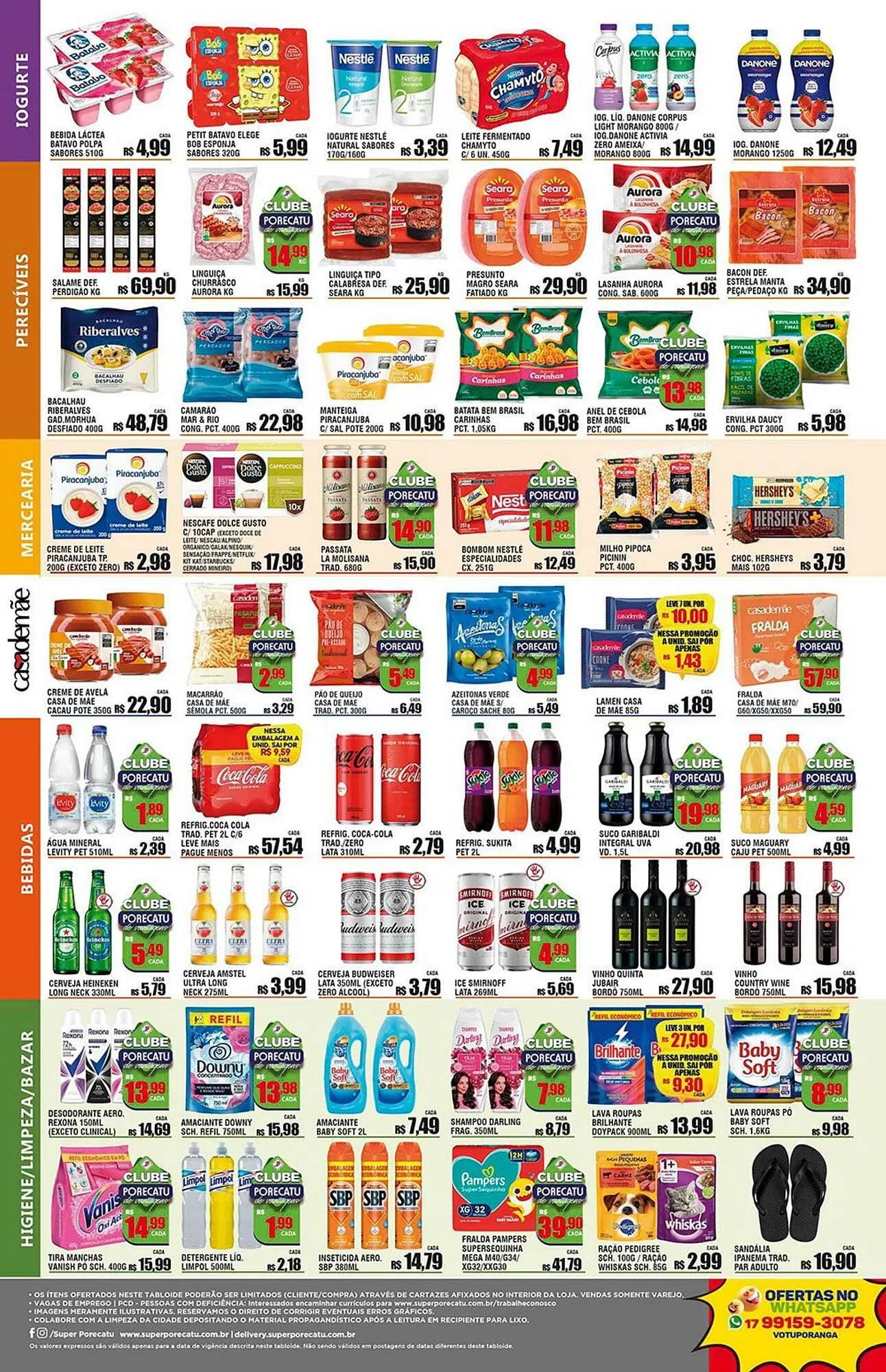 Encarte de Catálogo Supermercado Porecatu 19 de junho até 22 de junho 2025 - Pagina 2