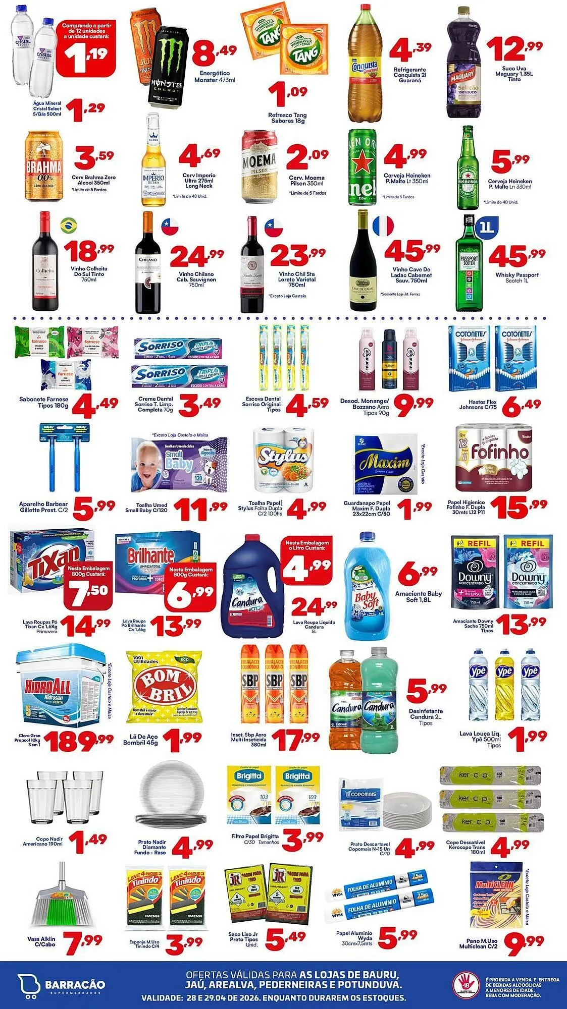 Encarte de Catálogo Barracão Supermercado 28 de abril até 29 de abril 2026 - Pagina 4