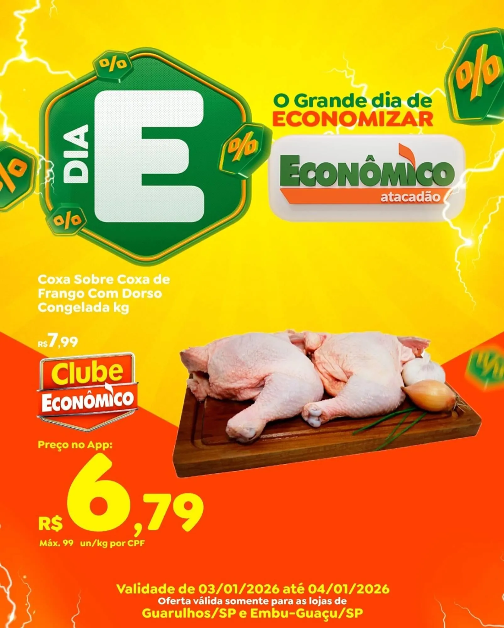 Encarte de Catálogo Econômico Atacadão 3 de janeiro até 4 de janeiro 2026 - Pagina 1