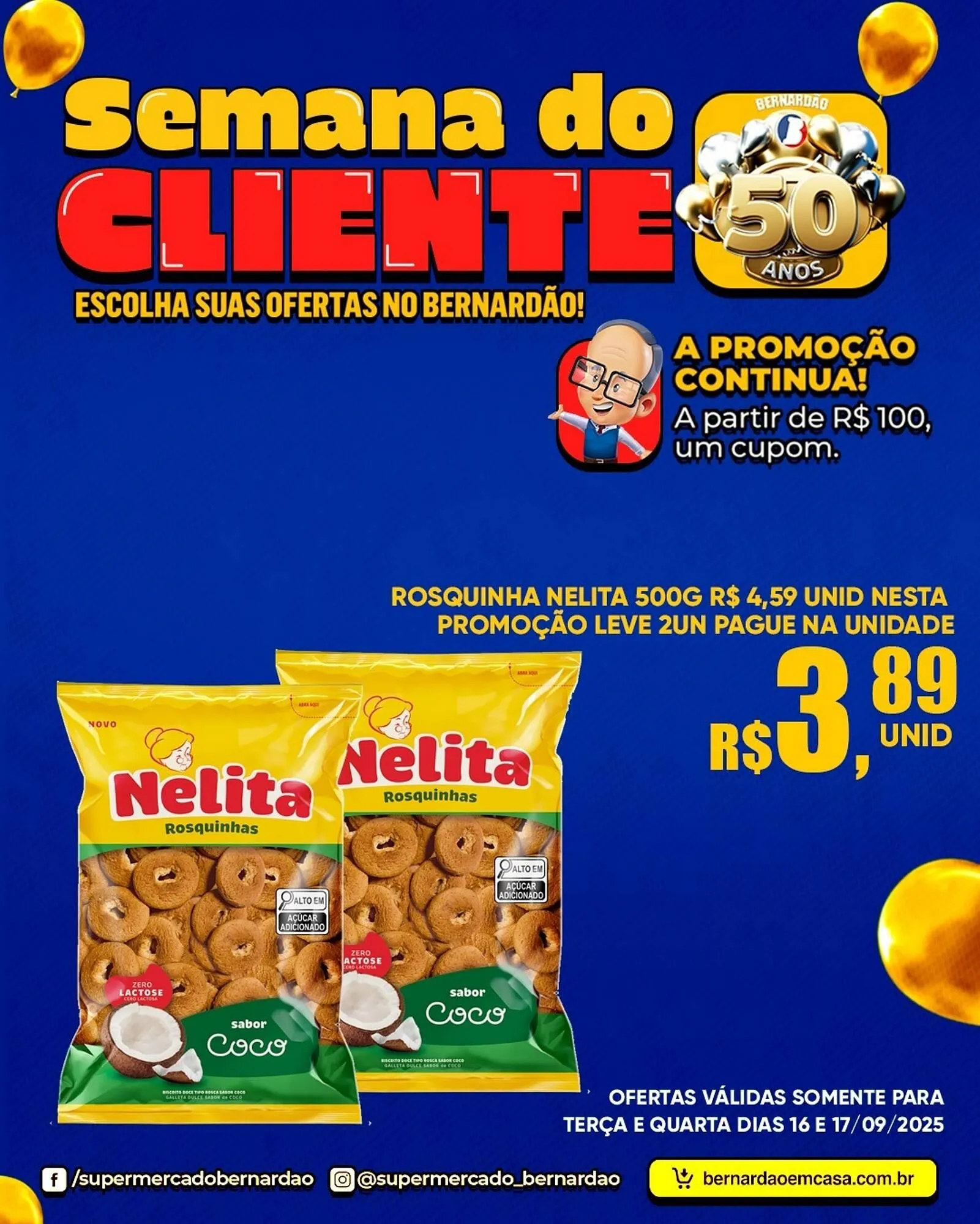 Encarte de Catálogo Supermercado Bernardão 16 de setembro até 17 de setembro 2025 - Pagina 3