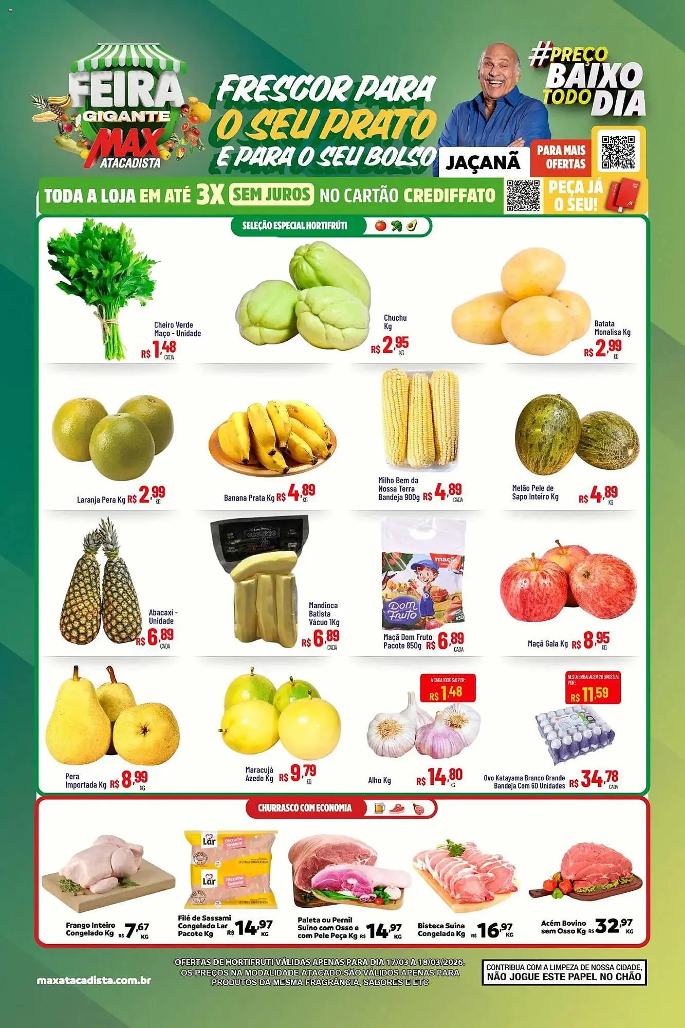 Encarte de Encarte Max Atacadista 17 de março até 19 de março 2026 - Pagina 1