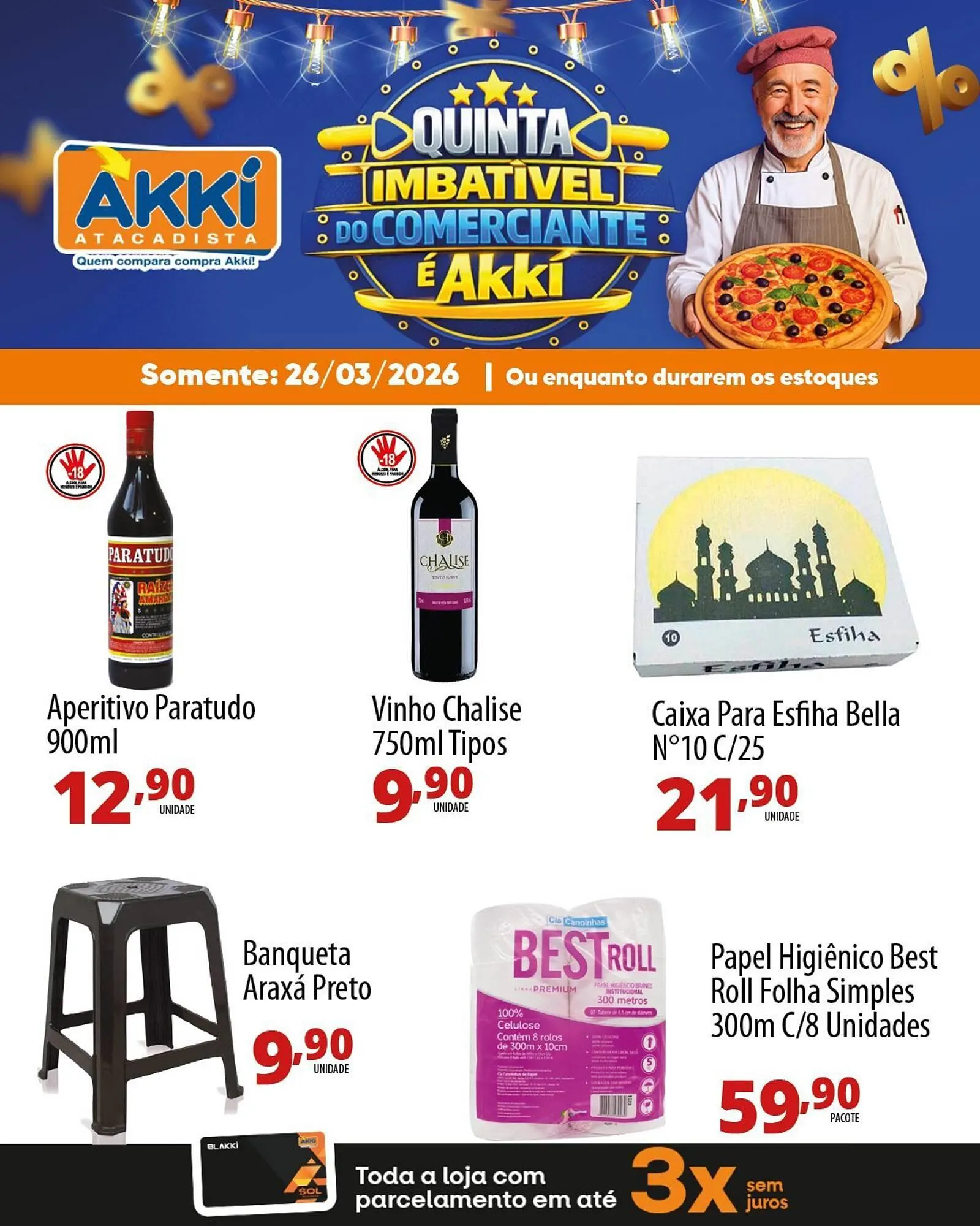 Encarte de Folheto Akki Atacadista 26 de março até 26 de março 2026 - Pagina 4