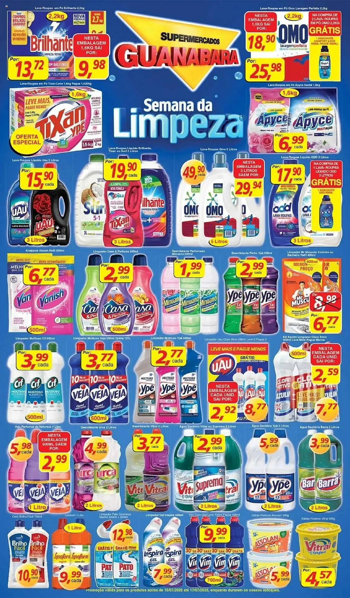 Encarte de Catálogo Supermercados Guanabara 15 de julho até 18 de julho 2025 - Pagina 3