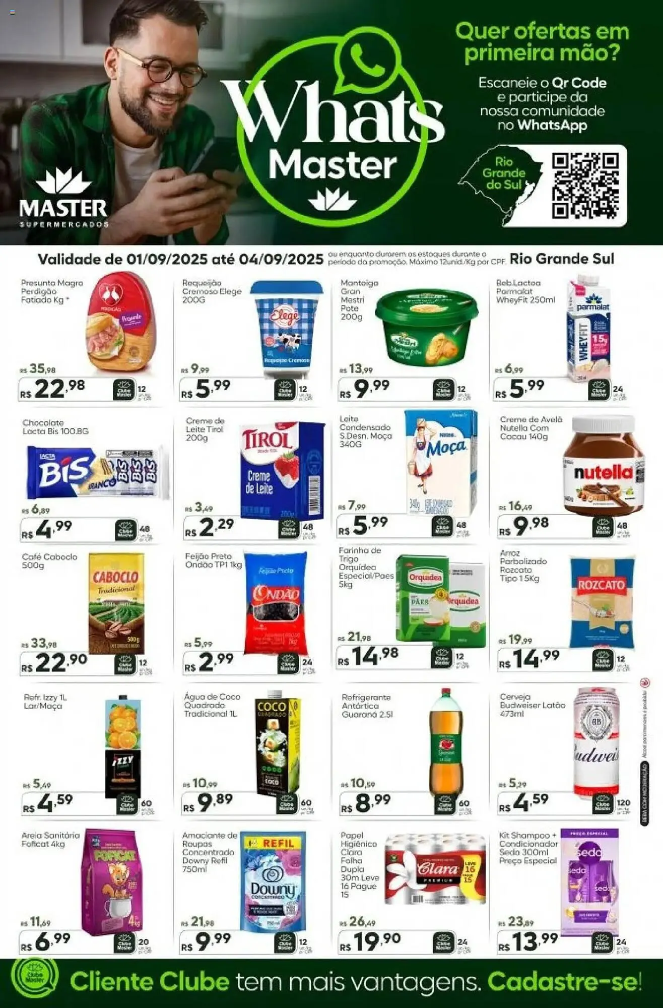 Encarte de folheto Master Supermercados 1 de setembro até 5 de setembro 2025 - Pagina 1