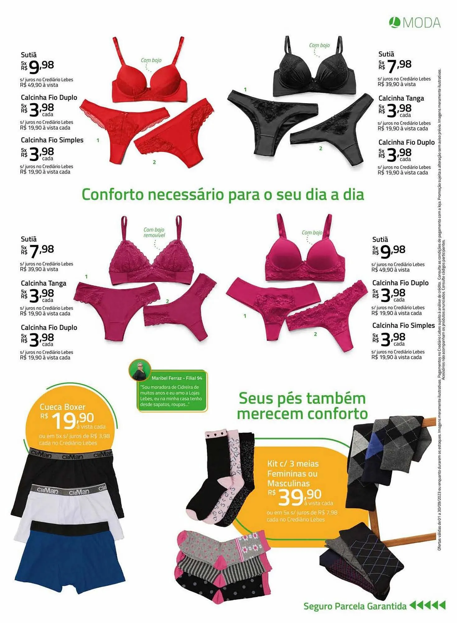 Encarte de Catálogo Lojas Lebes 1 de setembro até 30 de setembro 2023 - Pagina 21