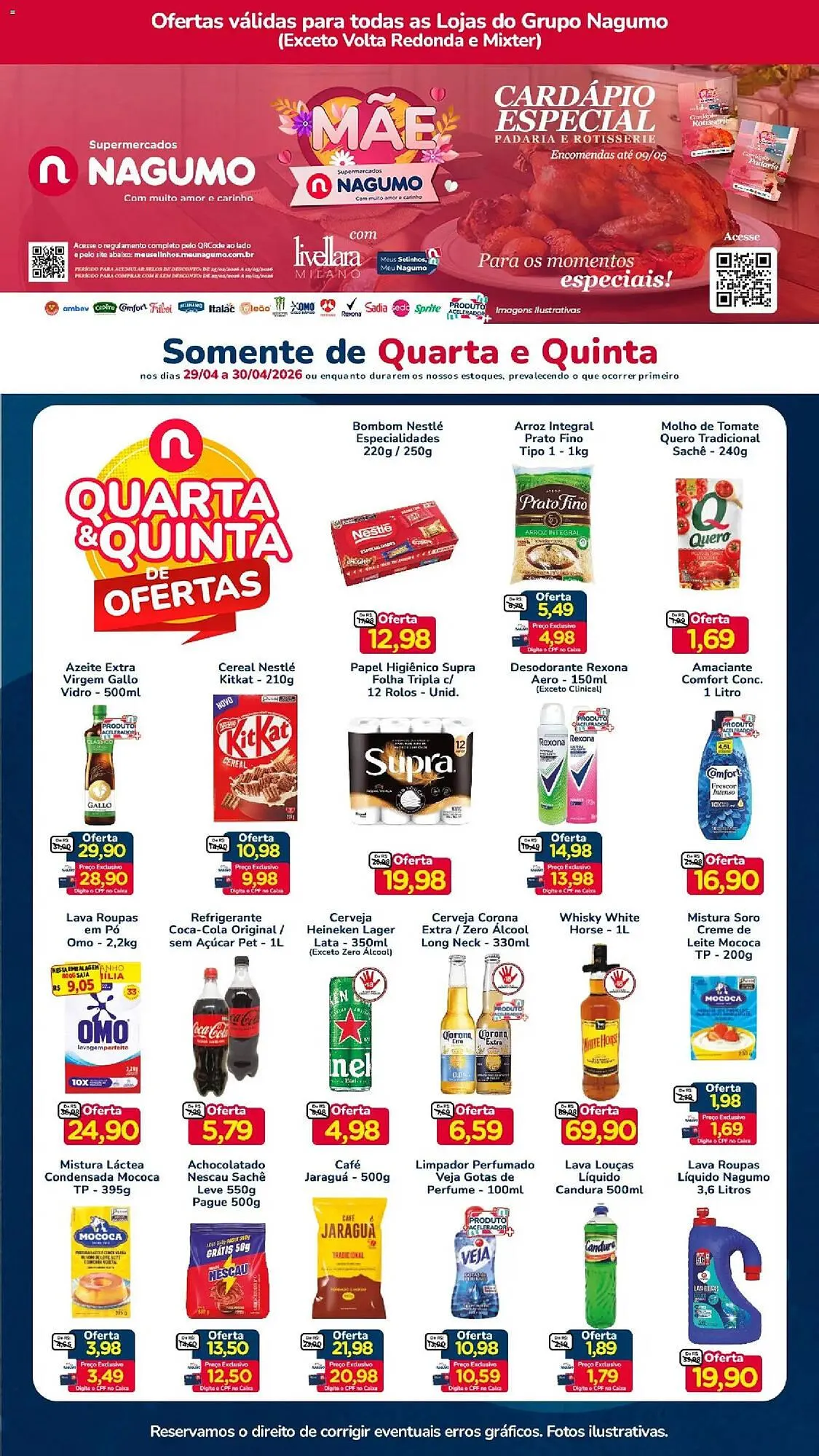 Encarte de Folheto Nagumo 29 de abril até 30 de abril 2026 - Pagina 1