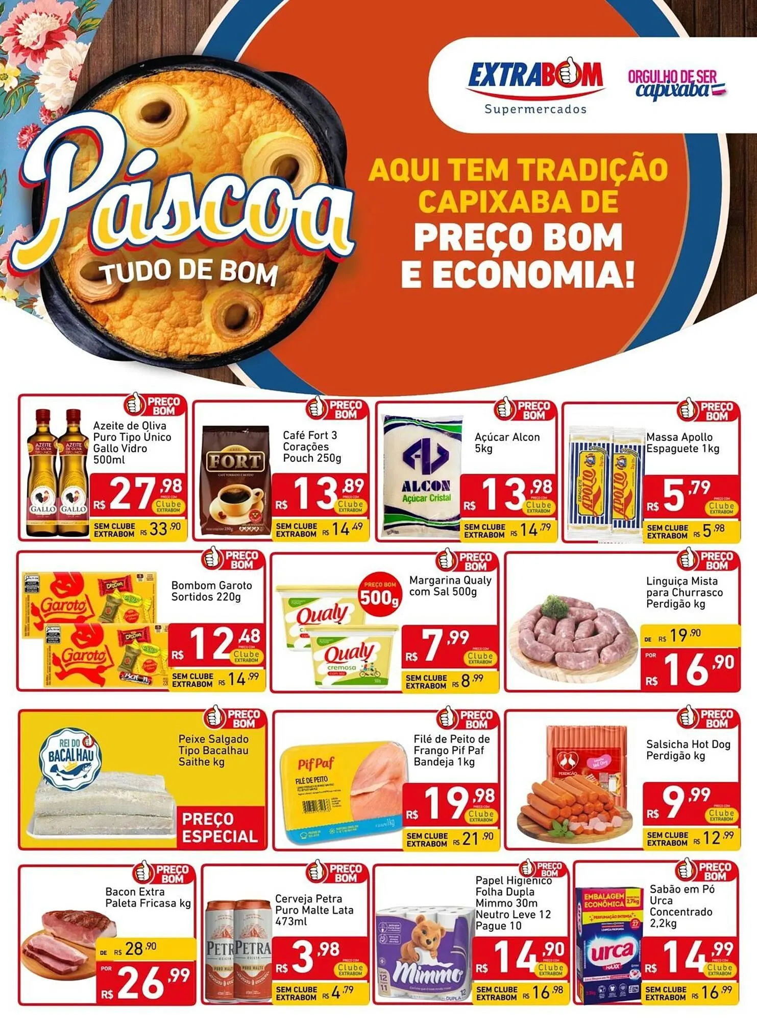 Encarte de Catálogo Extrabom Supermercados 12 de março até 22 de março 2026 - Pagina 1