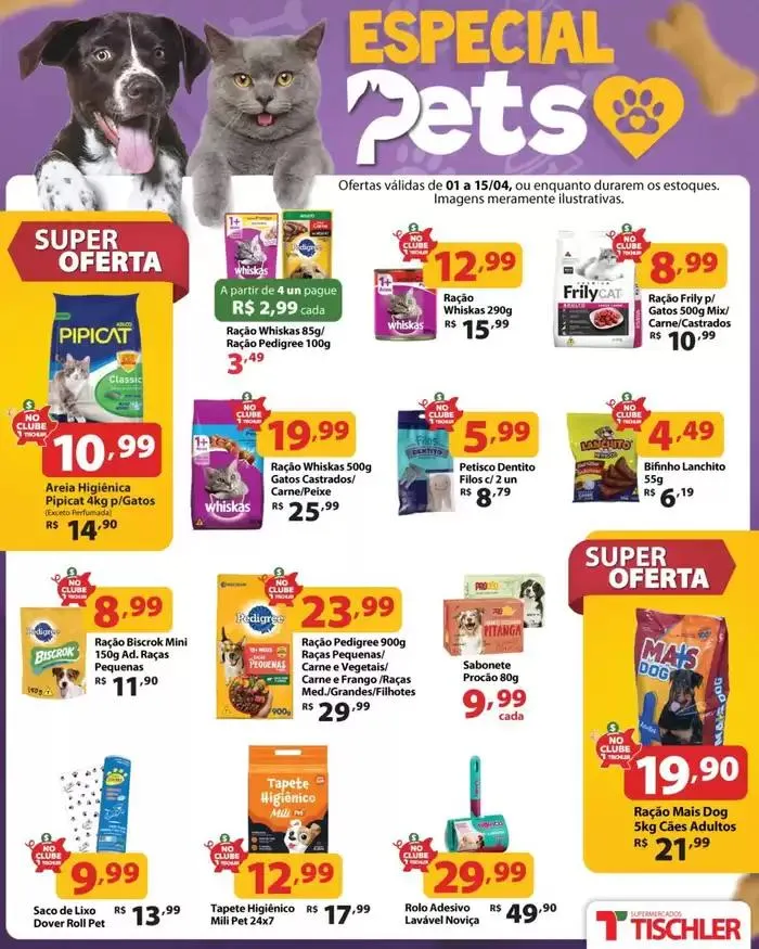 Encarte de Encarte Supermercados Tischler 1 de abril até 15 de abril 2025 - Pagina 1