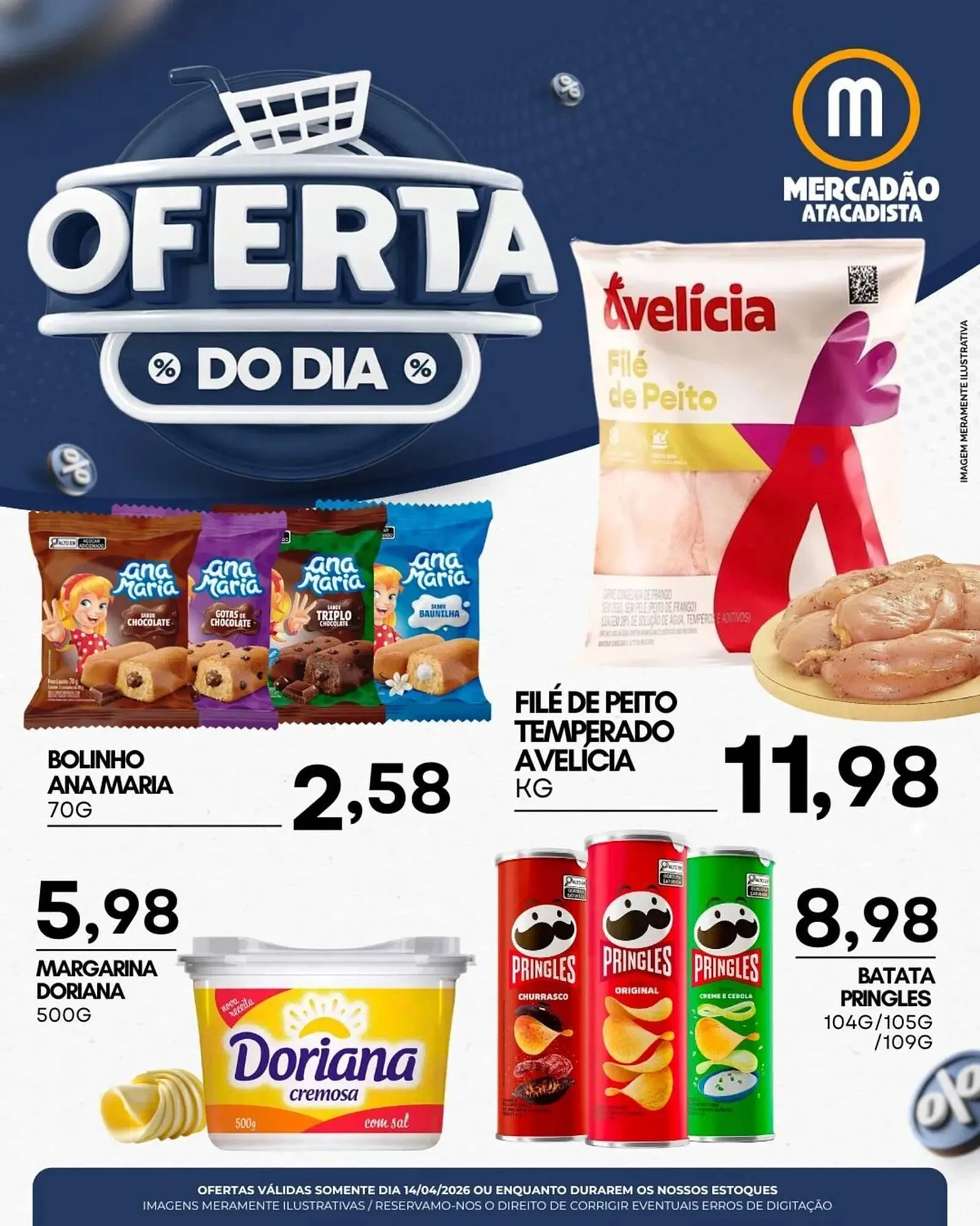 Encarte de Folheto Mercadão Atacadista 15 de abril até 20 de abril 2026 - Pagina 1