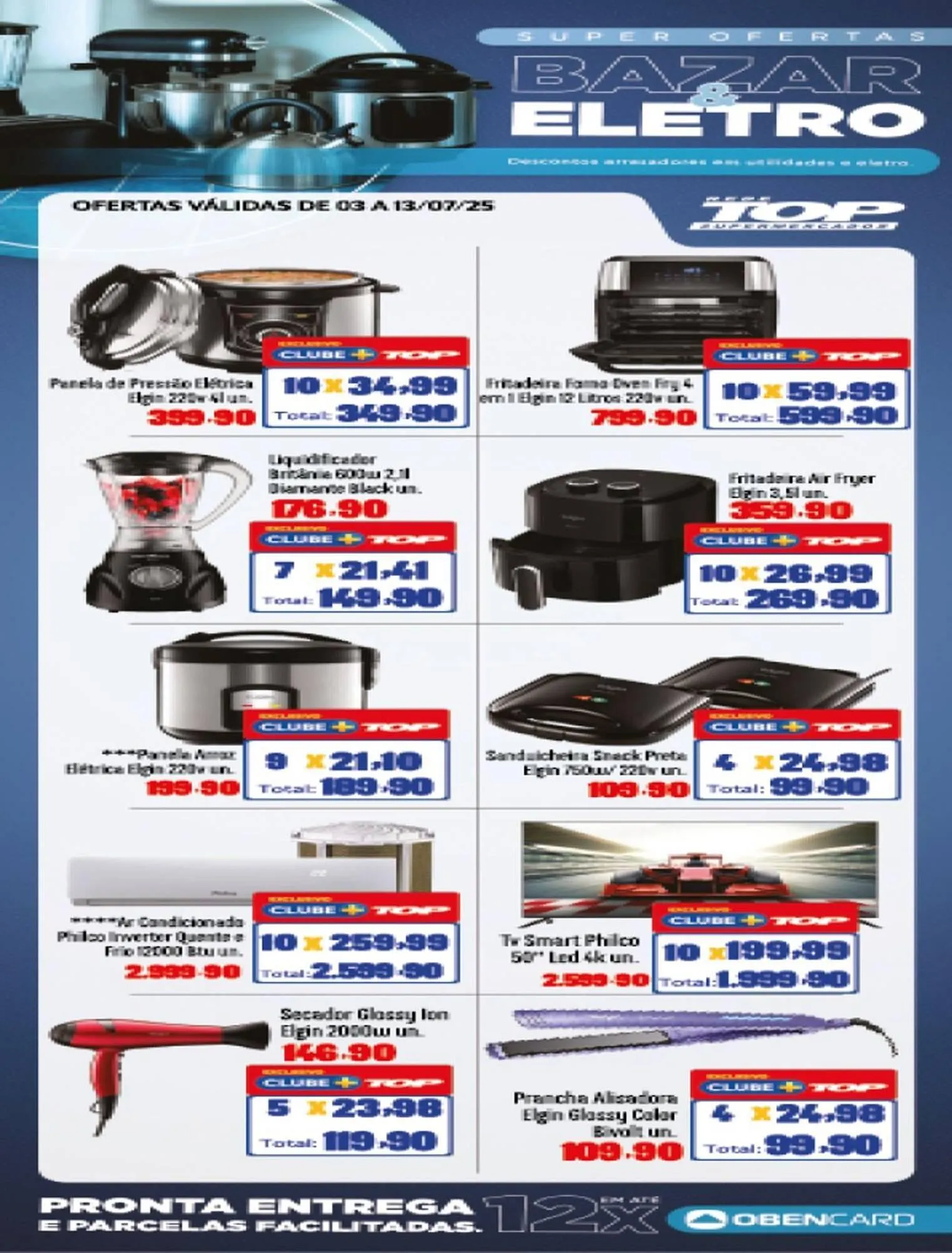 Encarte de Catálogo Rede Top 3 de julho até 13 de julho 2025 - Pagina 1