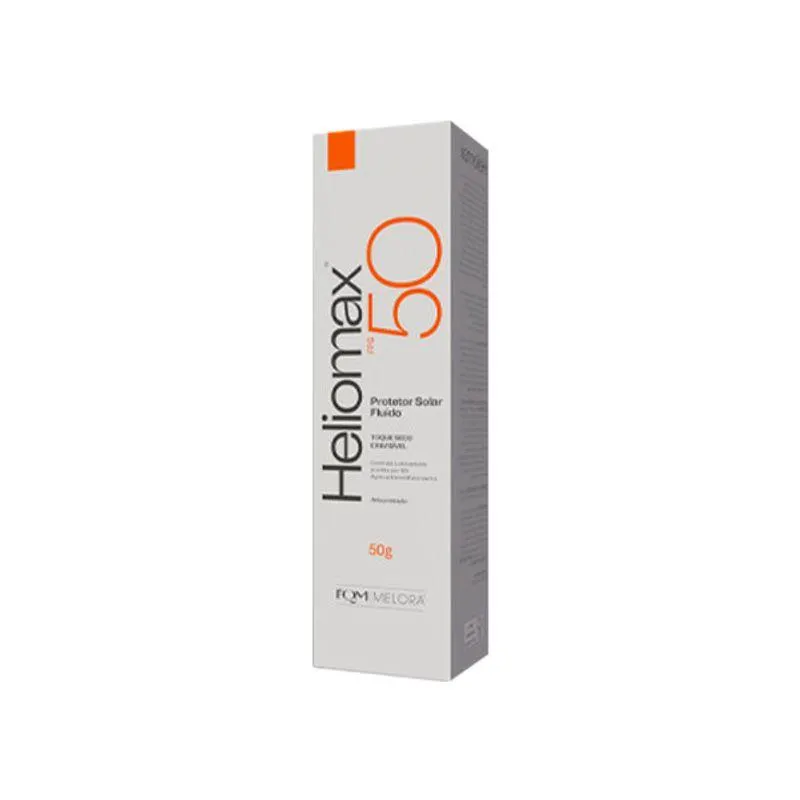 Protetor Solar Fluido Facial Heliomax FPS 50 50g