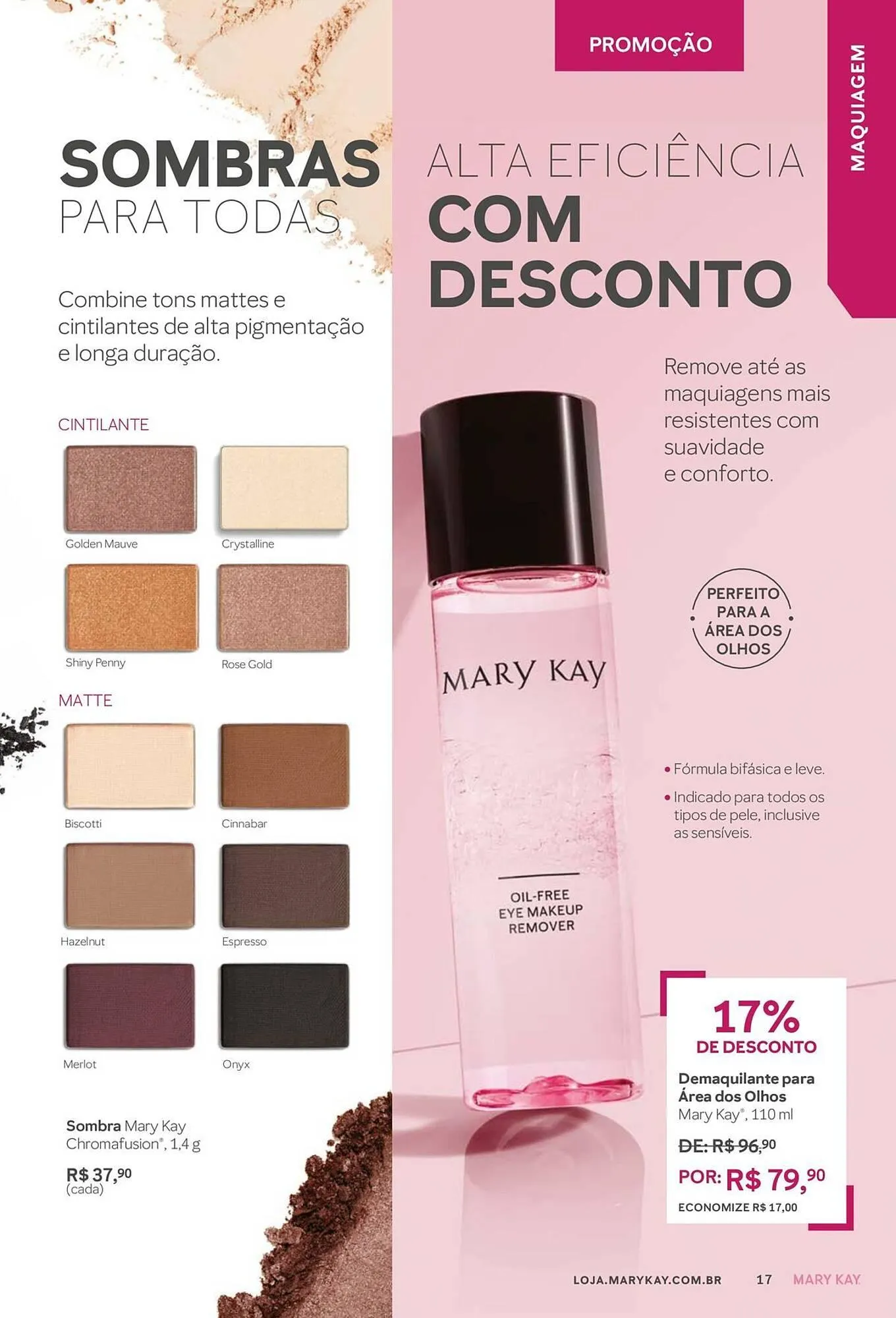 Encarte de Revista Mary Kay 1 de novembro até 31 de dezembro 2025 - Pagina 17