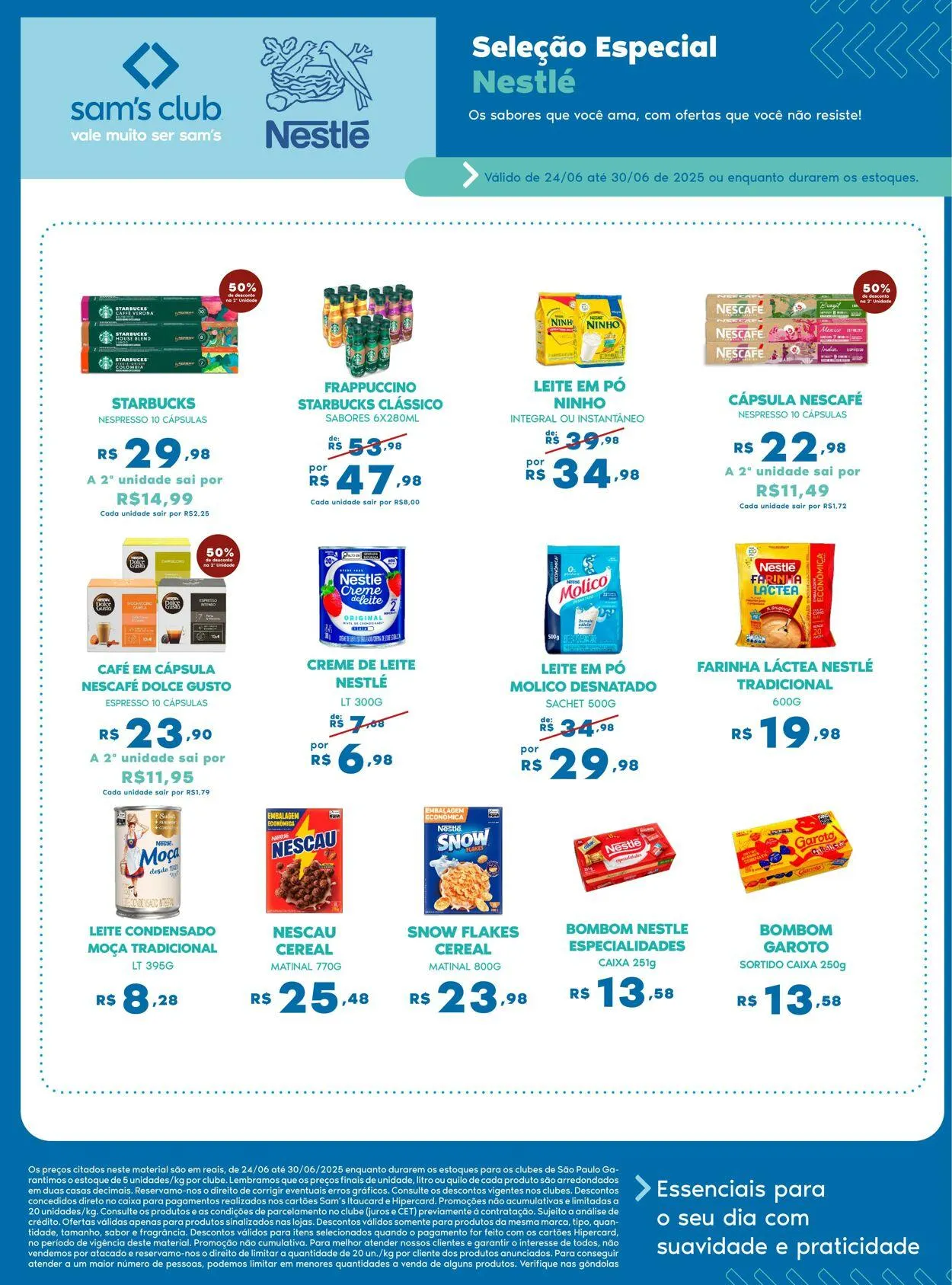 Encarte de Sam's Club 24 de junho até 30 de junho 2025 - Pagina 1