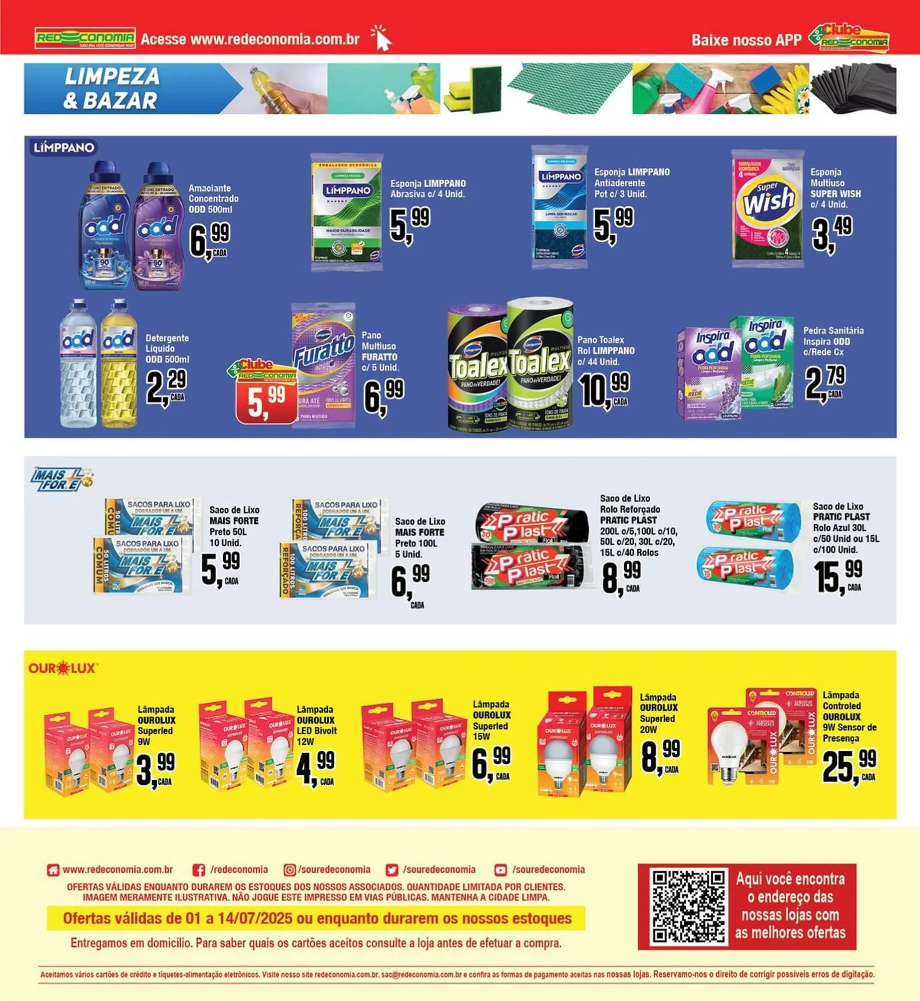 Encarte de Catálogo Rede Economia 4 de julho até 6 de julho 2025 - Pagina 19