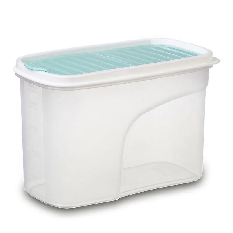 Porta Mantimentos Retangular 1,2l Branco - Plasvale