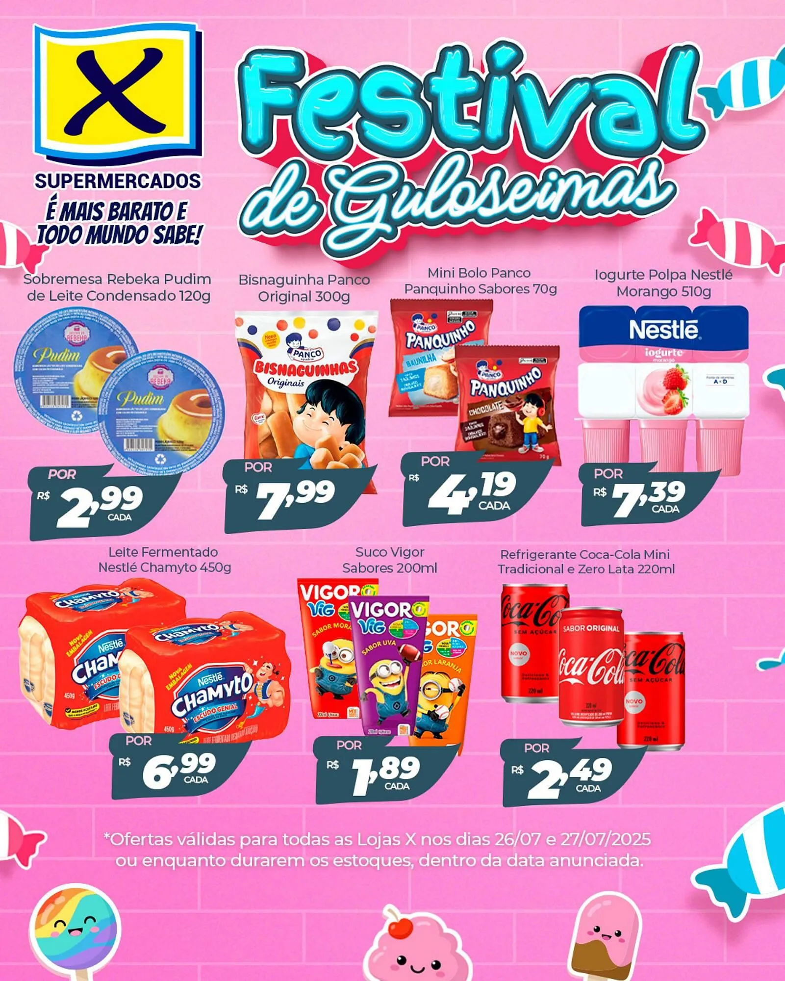 Encarte de Catálogo X Supermercados 26 de julho até 27 de julho 2025 - Pagina 2