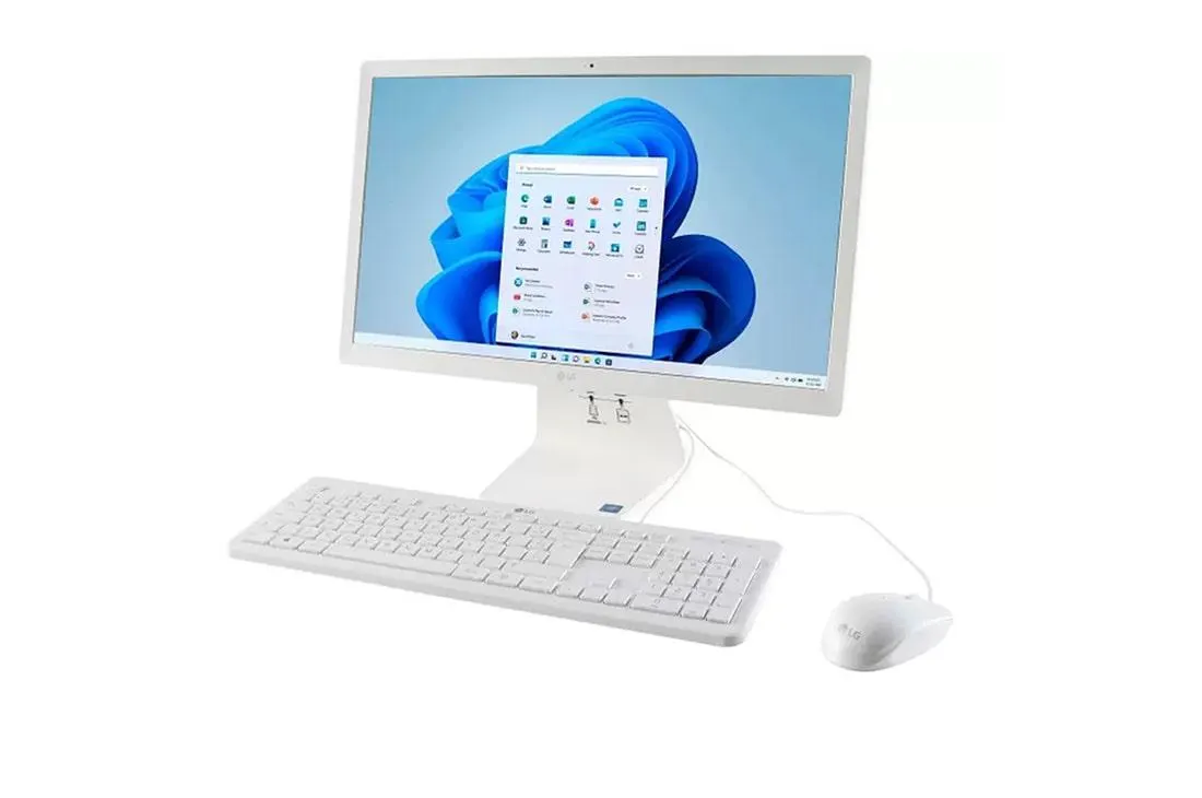 Computador LG All in One 22V30R - Processador Intel® Celeron Quad Core, Windows 11 Home, 8GB, SSD NVMe 128GB, tela IPS Full HD de 22''