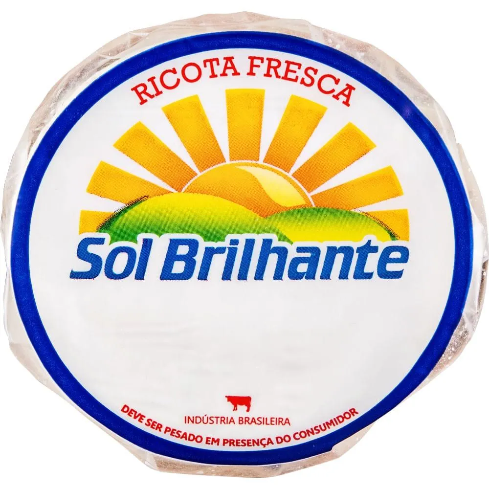 Ricota Fresca Sol Brilhante 370g