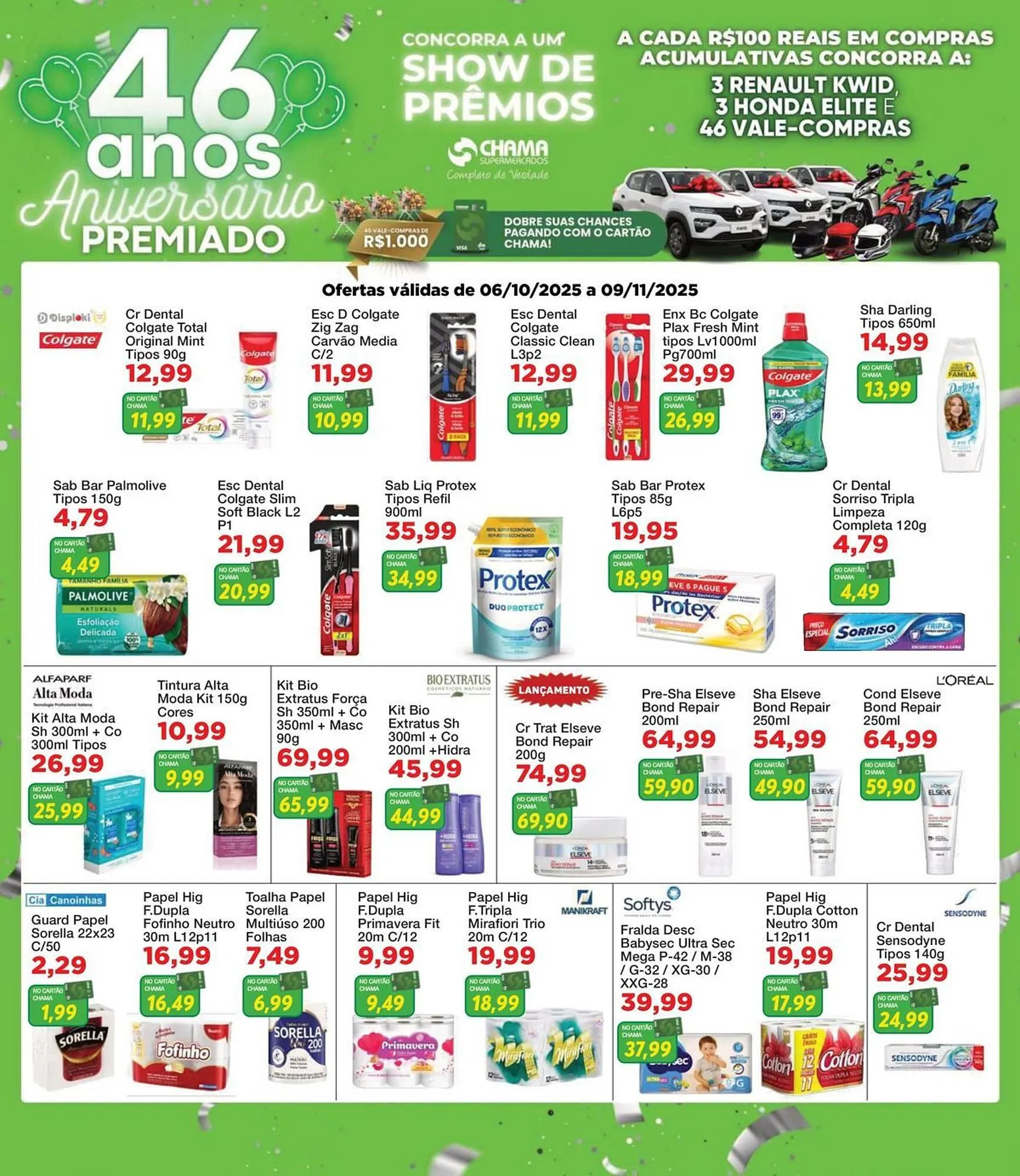 Encarte de Catálogo Chama Supermercados 6 de outubro até 9 de novembro 2025 - Pagina 32