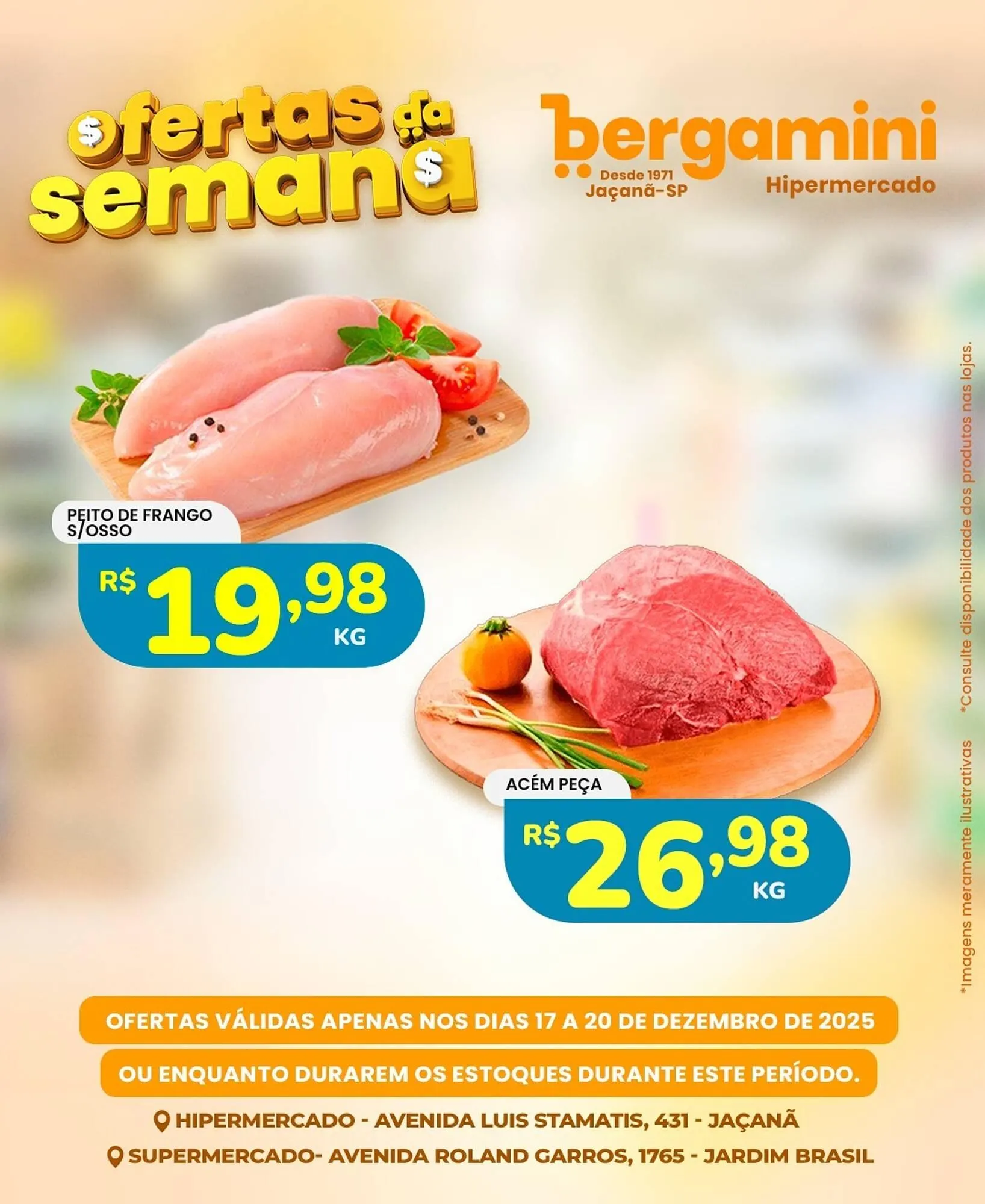 Encarte de Catálogo Supermercado Bergamini 17 de dezembro até 20 de dezembro 2025 - Pagina 1