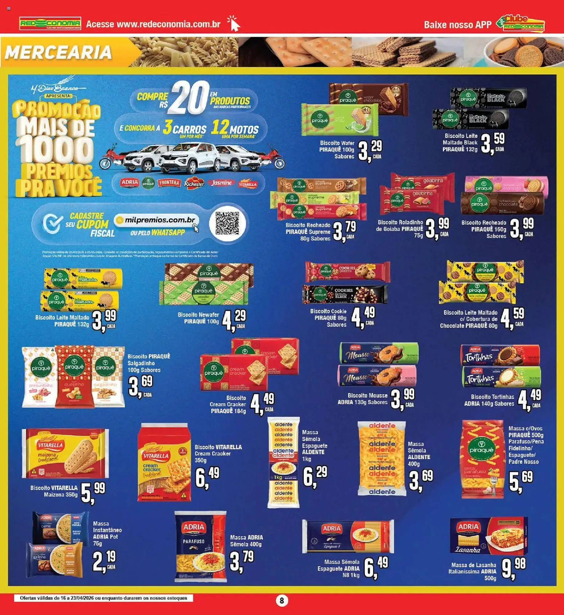 Encarte de Encarte Redeconomia 16 de abril até 24 de abril 2026 - Pagina 8