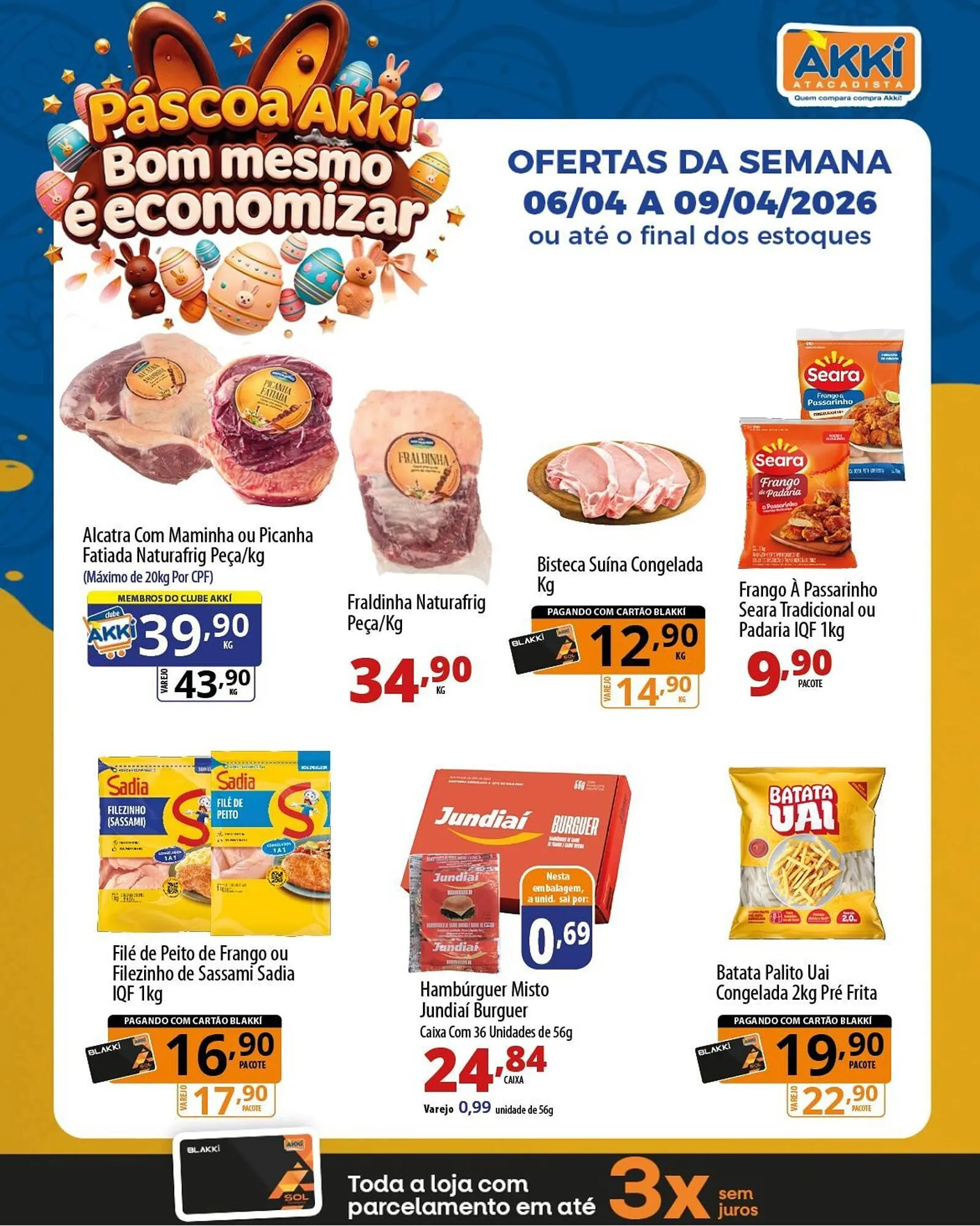 Encarte de Folheto Akki Atacadista 6 de abril até 9 de abril 2026 - Pagina 2