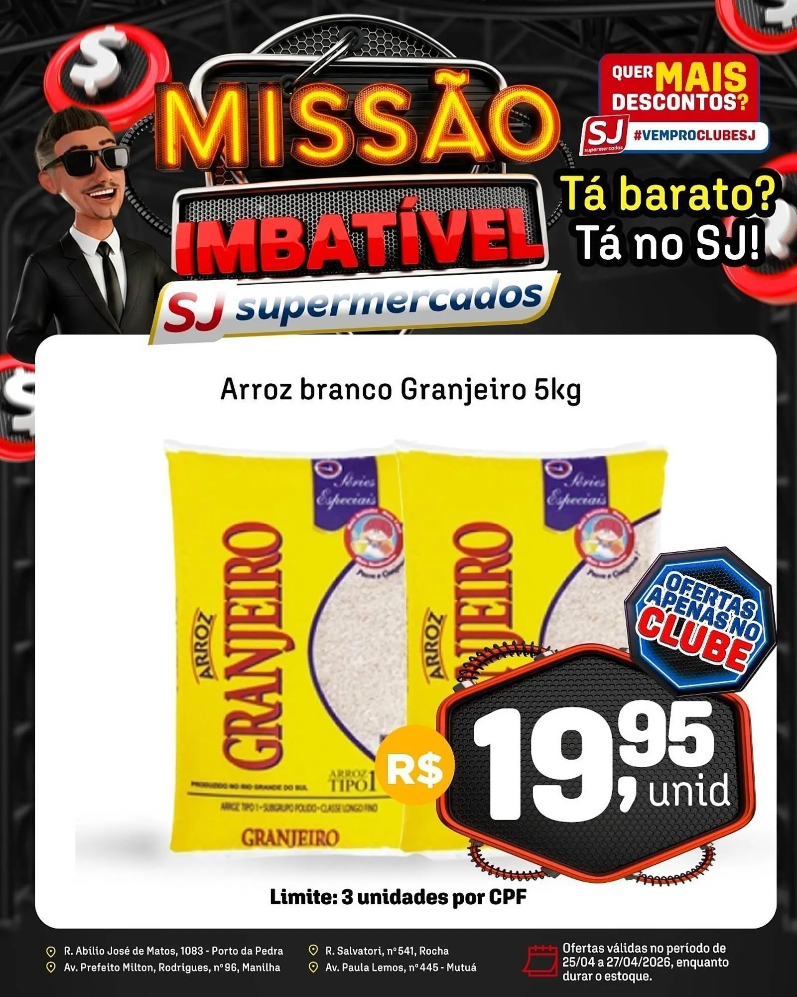 Encarte de Encarte Sj Supermercados 25 de abril até 27 de abril 2026 - Pagina 4