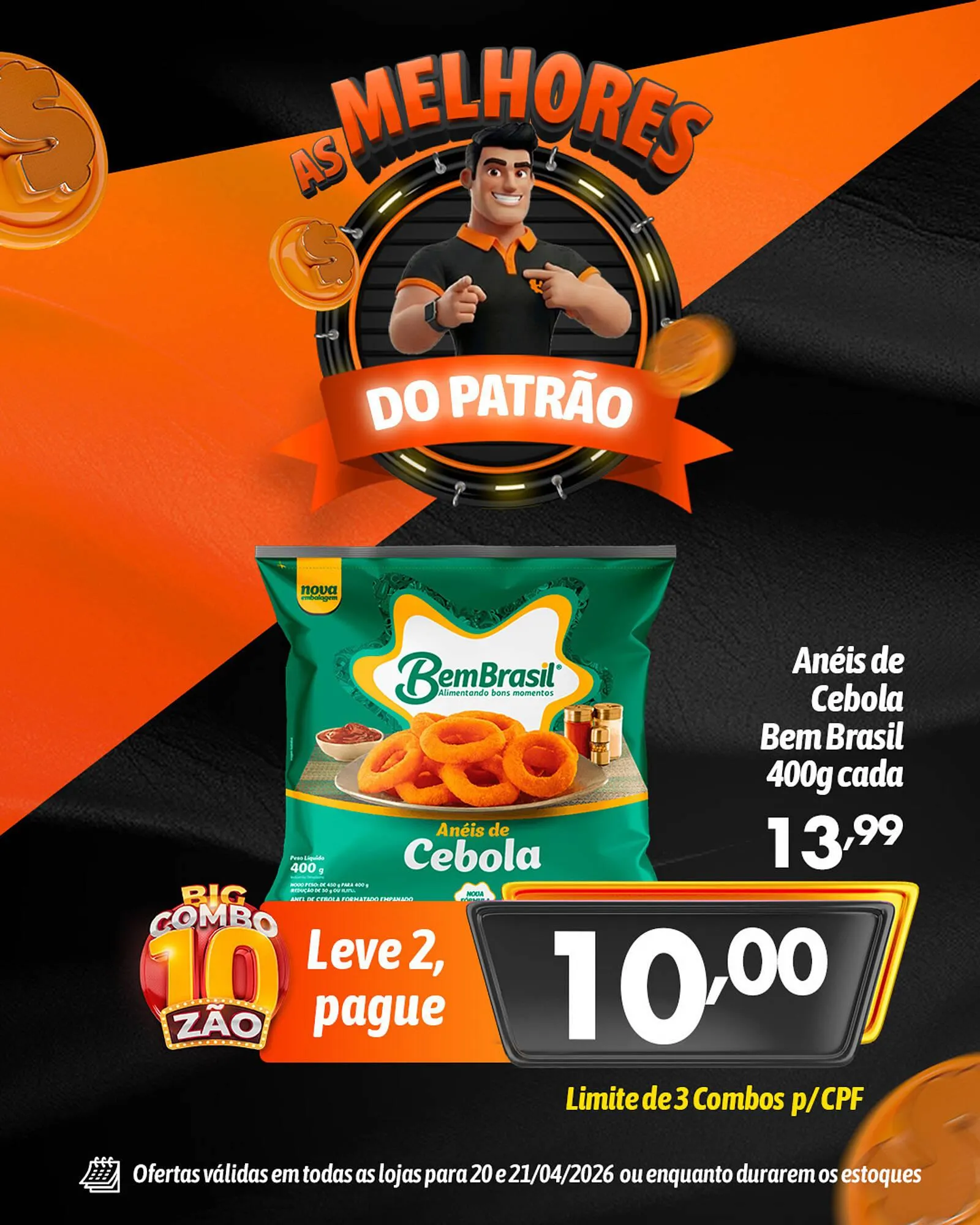 Encarte de Catálogo Supermercados Big Compra 20 de abril até 21 de abril 2026 - Pagina 4