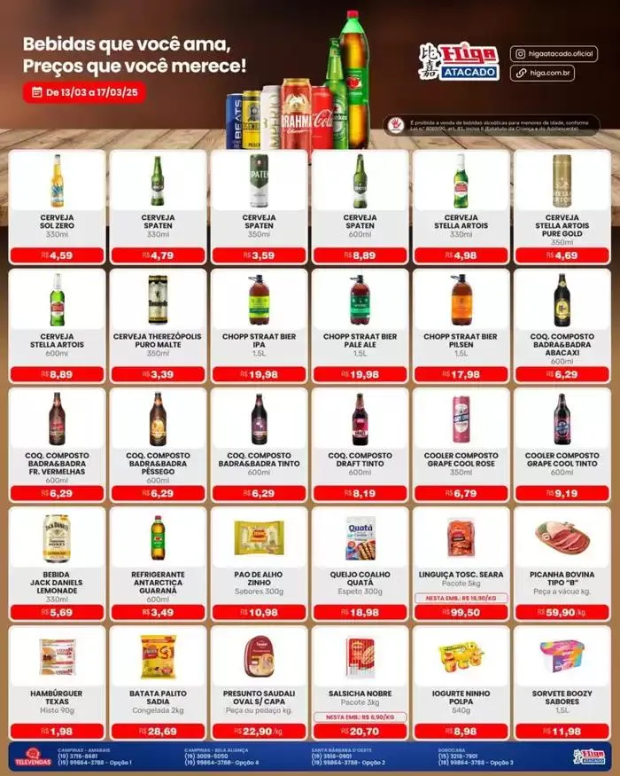 Encarte de Melhores ofertas para compradores econômicos 13 de março até 17 de março 2025 - Pagina 1